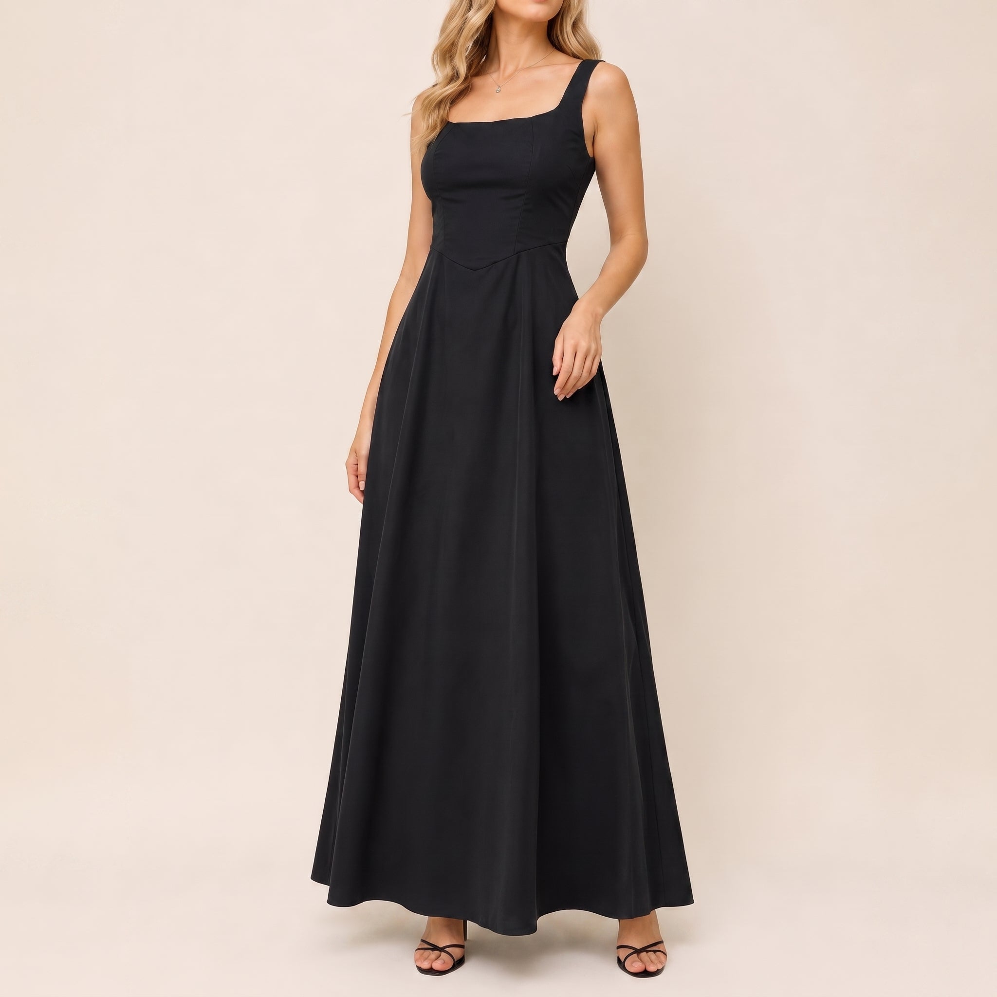 Clara - Women's Summer Corset Bodice Sleeveless Midi Dress