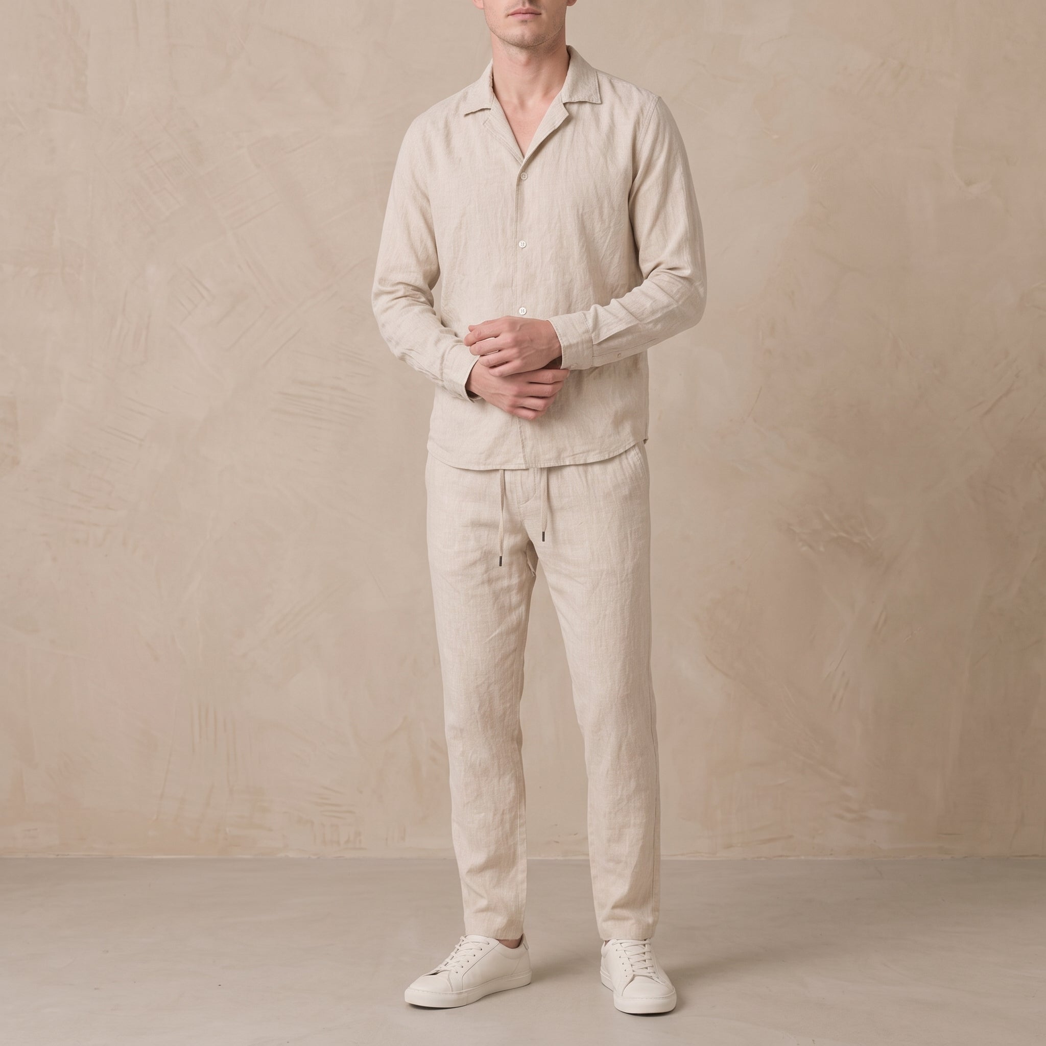 Frederick - Men's Summer Relaxed Fit Drawstring Trouser Co-ord Set