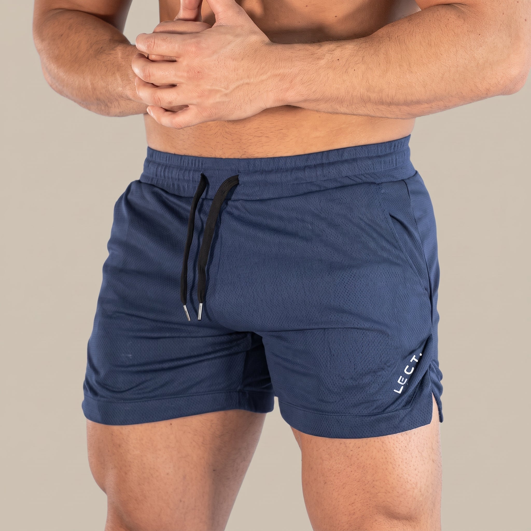 Charlie - Men's Summer Athletic Fit Drawstring Gym Shorts