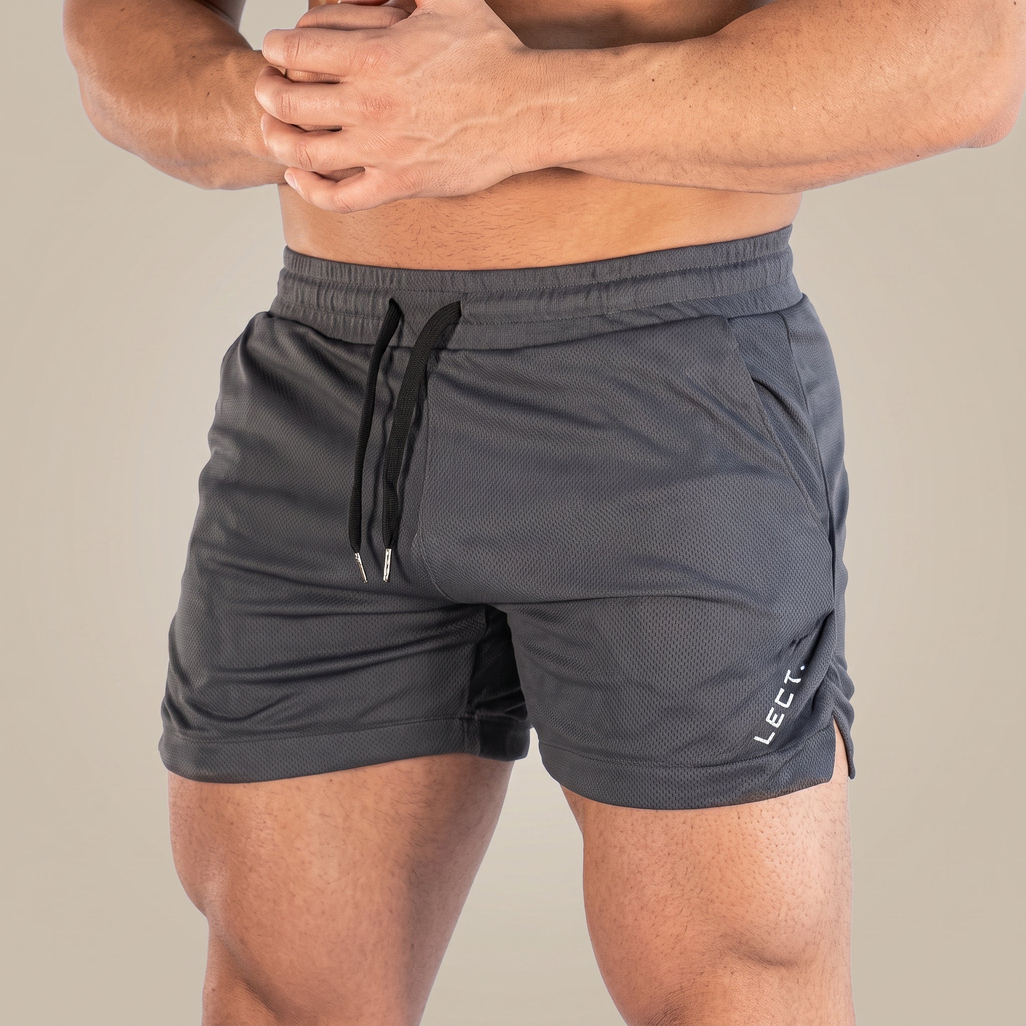 Charlie - Men's Summer Athletic Fit Drawstring Gym Shorts