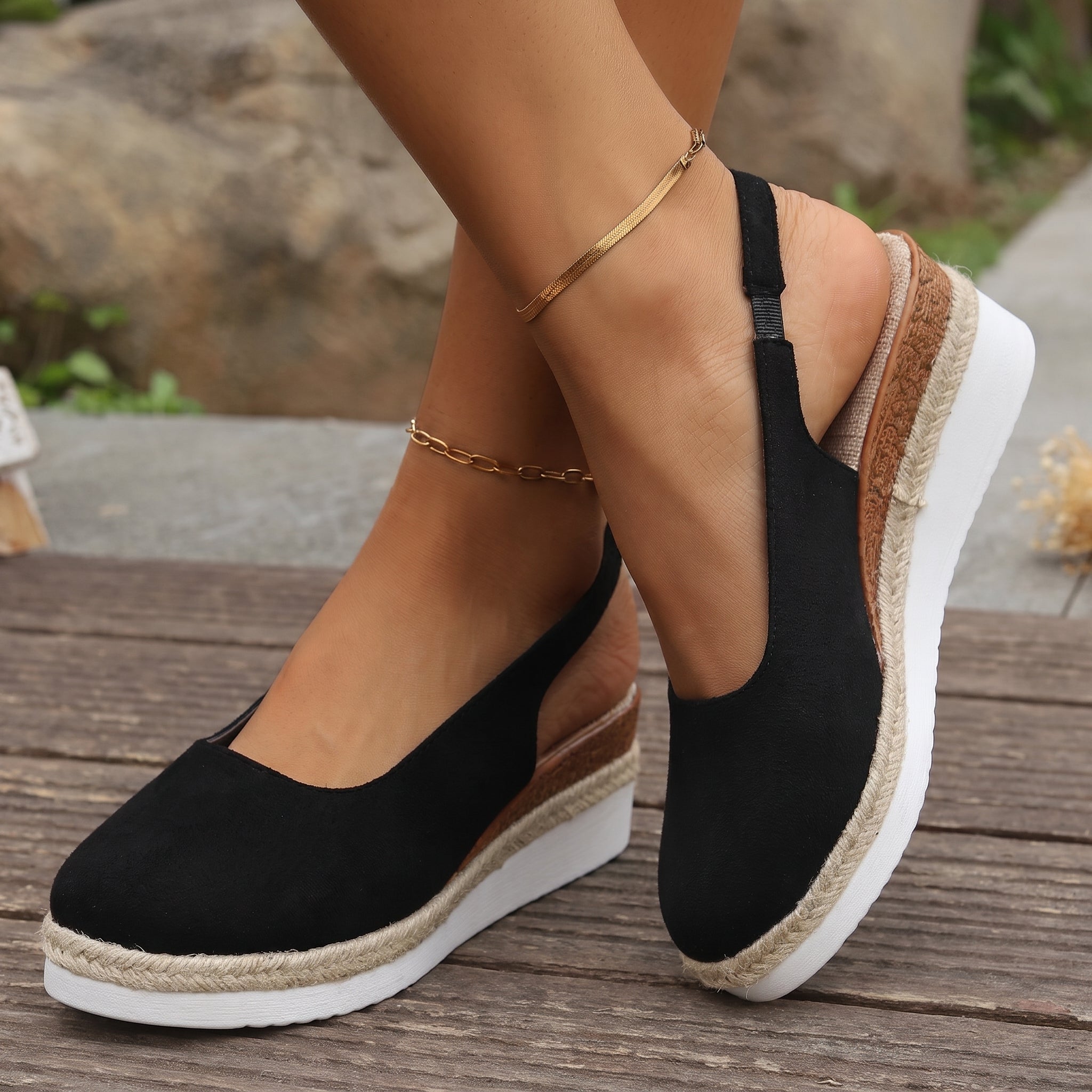 Daisy - Women's Orthopaedic Slingback Wedge Sandals