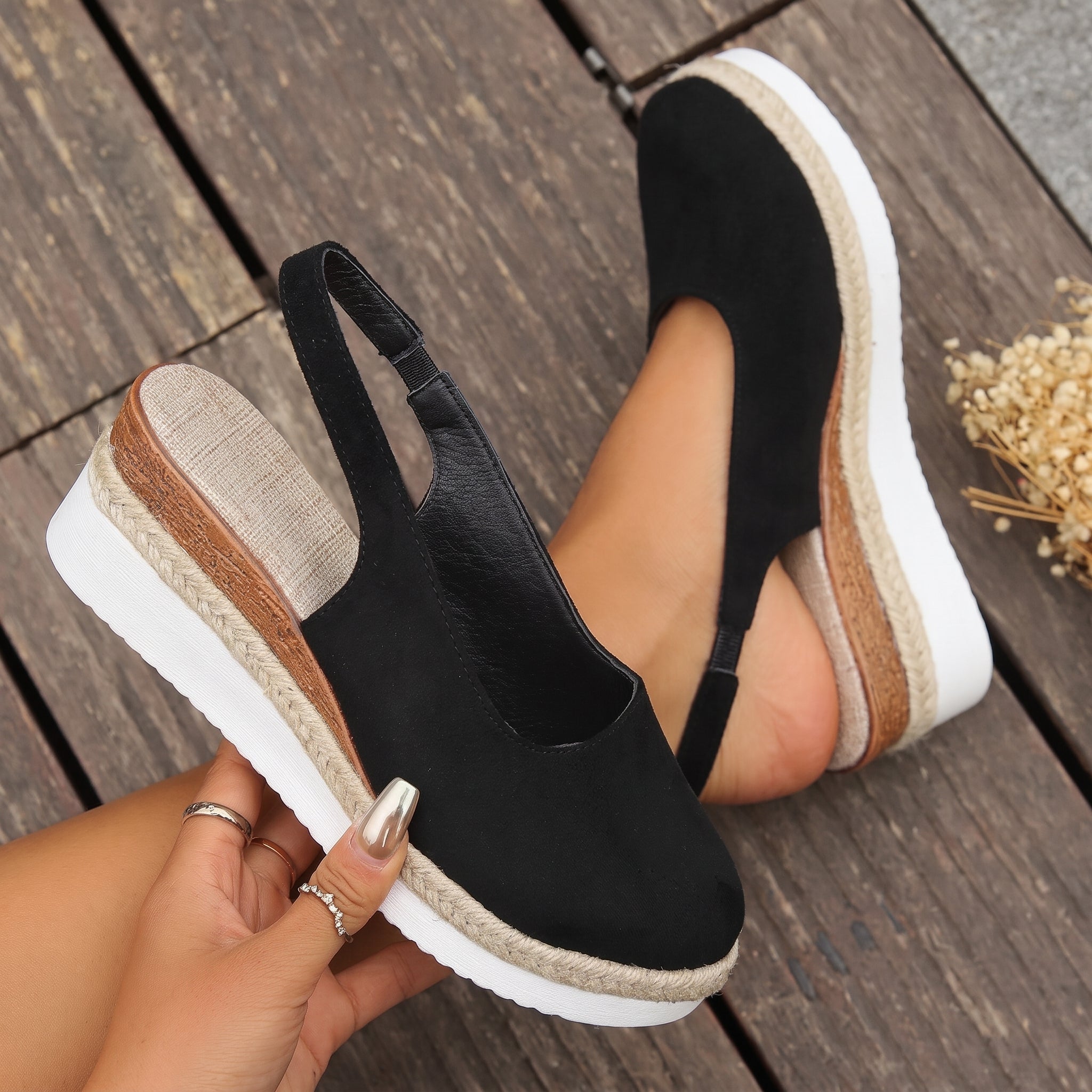Daisy - Women's Orthopaedic Slingback Wedge Sandals