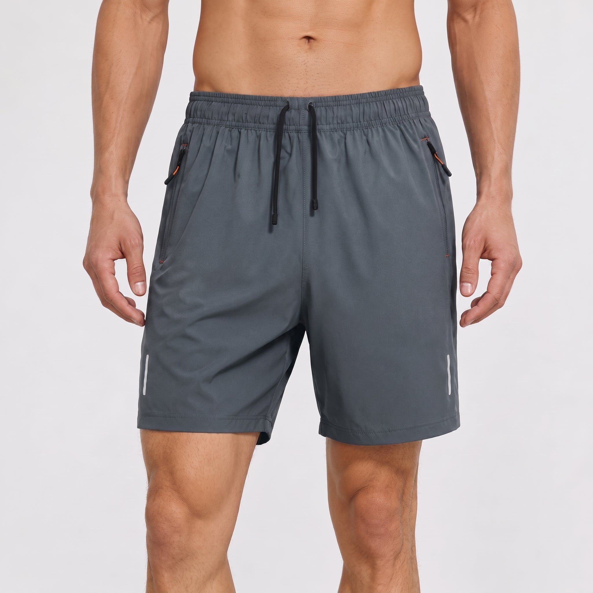 Charlie - Men's Summer Athletic Shorts with Zip Pockets