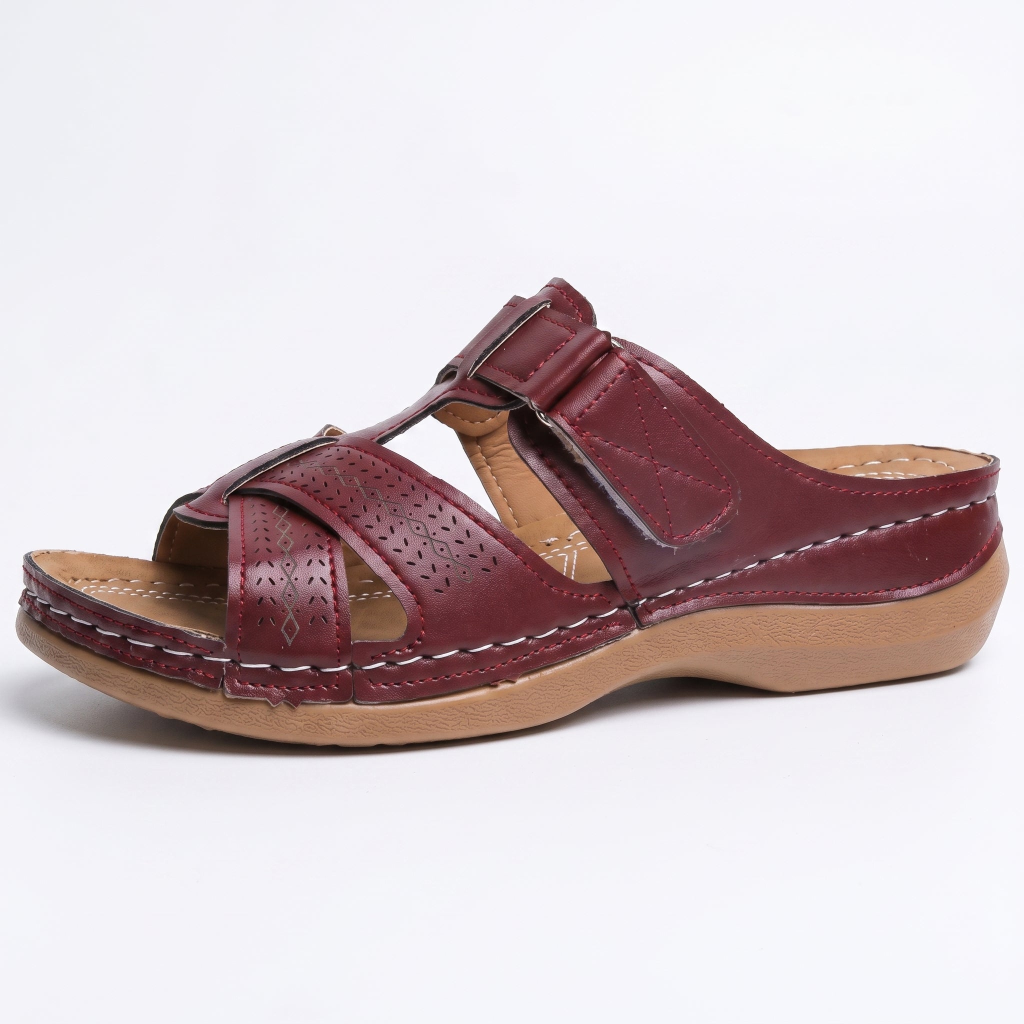 Anelie - Women's Orthopaedic Buckle Strap Wedge Sandals
