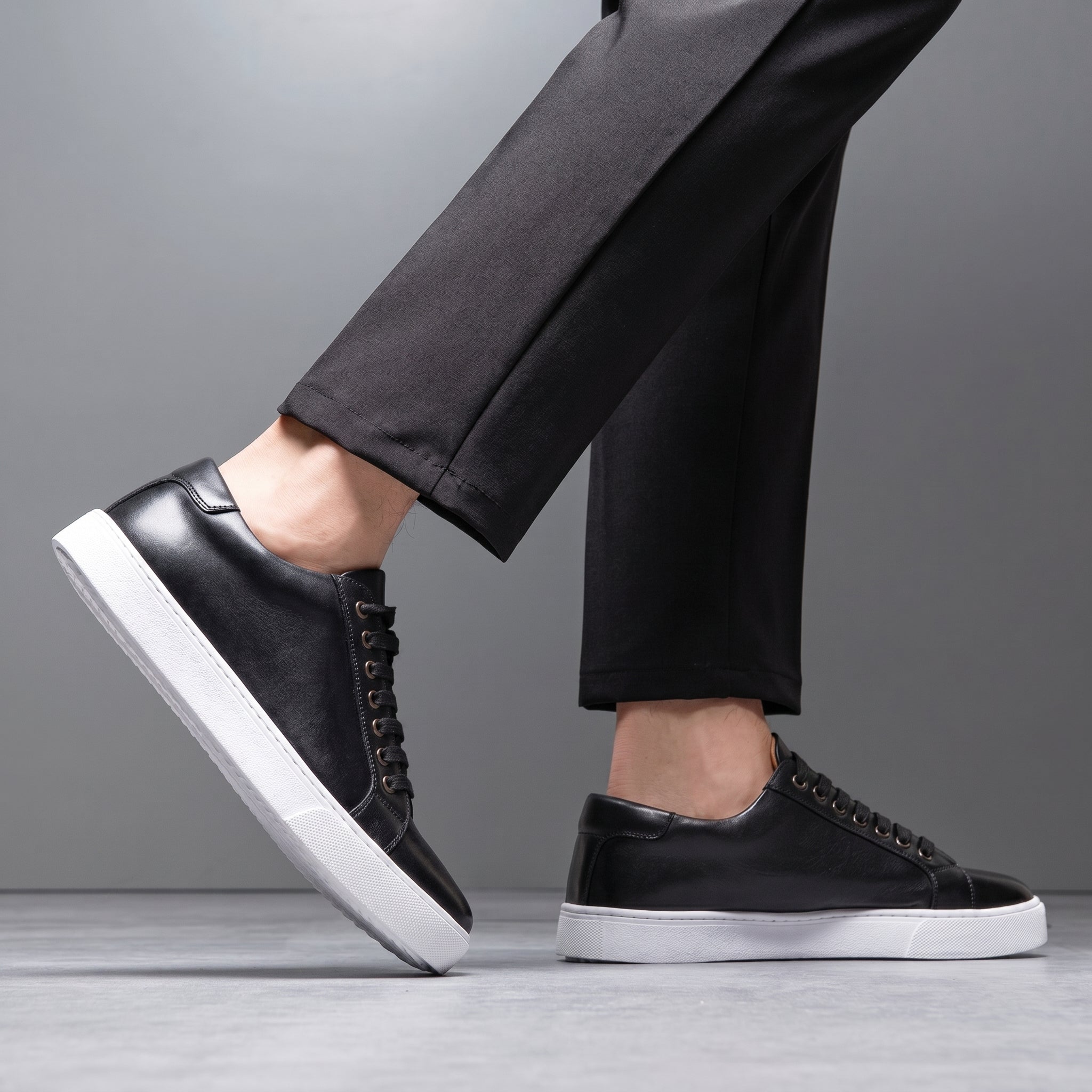 Jonas - Men's Classic Minimalist Low-Top Trainers