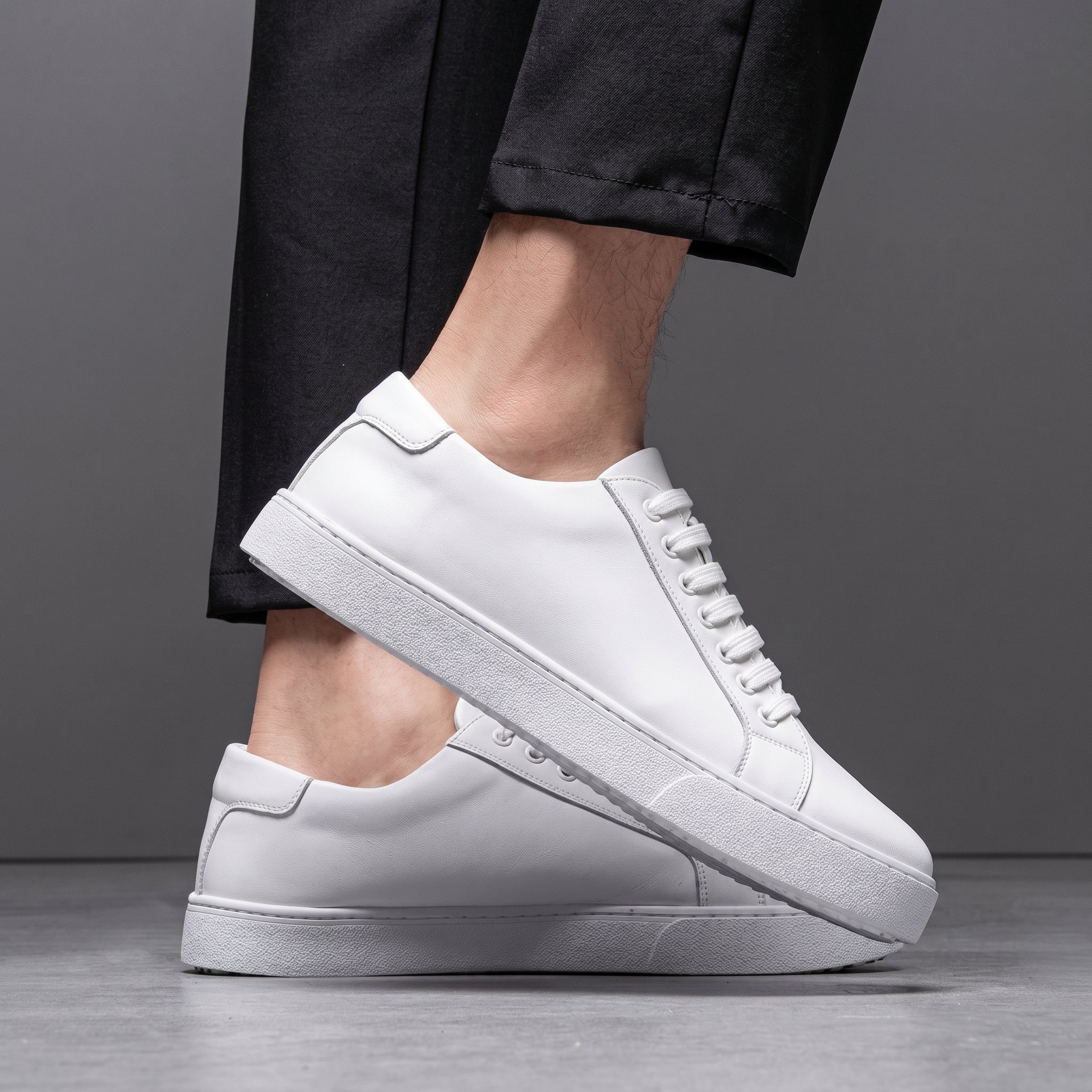 Jonas - Men's Classic Minimalist Low-Top Trainers