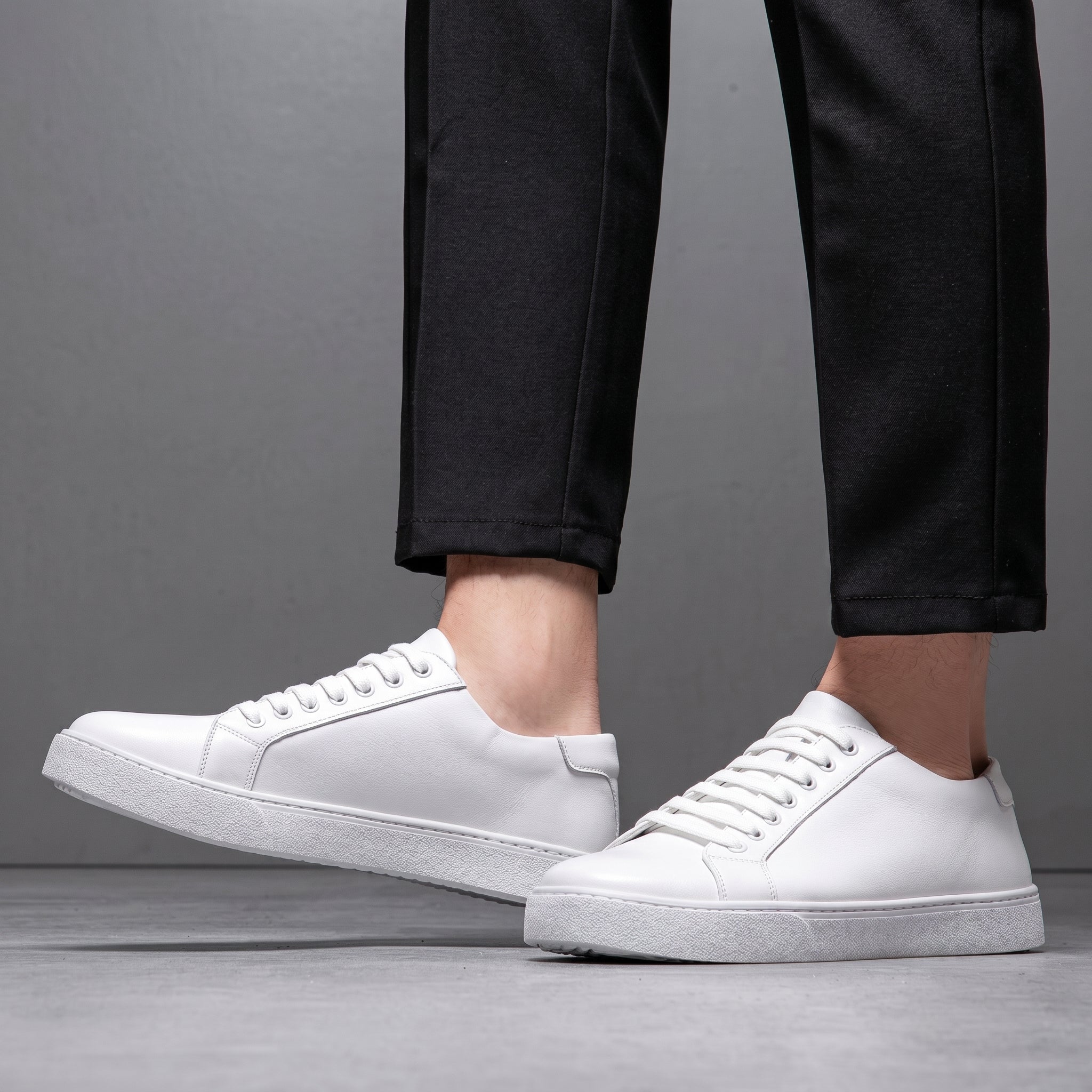 Jonas - Men's Classic Minimalist Low-Top Trainers