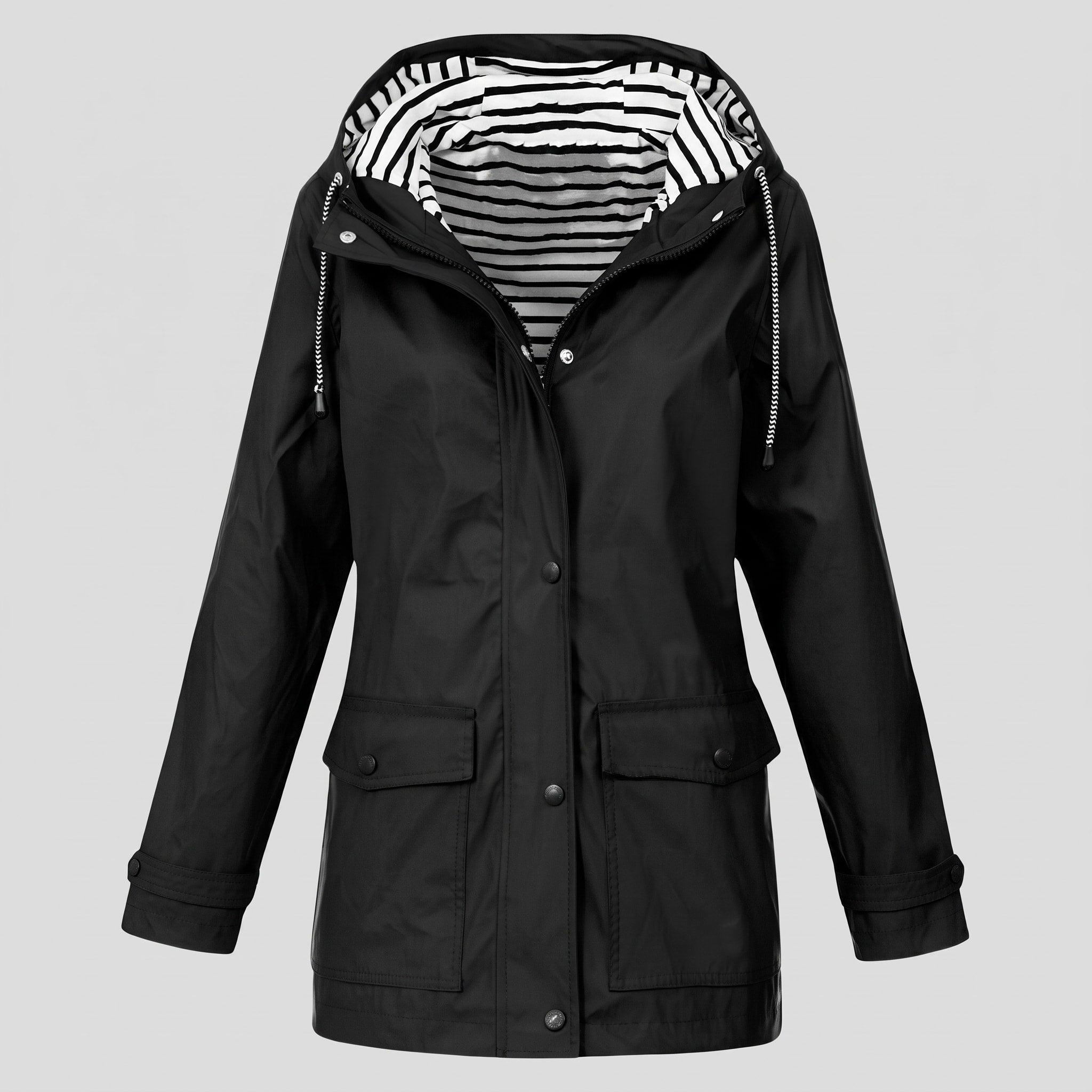 Sophie - Women's Hooded Rain Jacket with Adjustable Drawstring