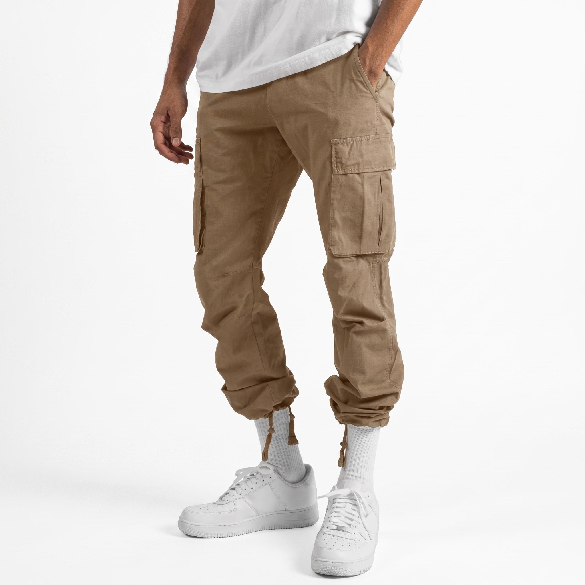 James - Men's Relaxed Fit Cargo Trousers with Multiple Pockets
