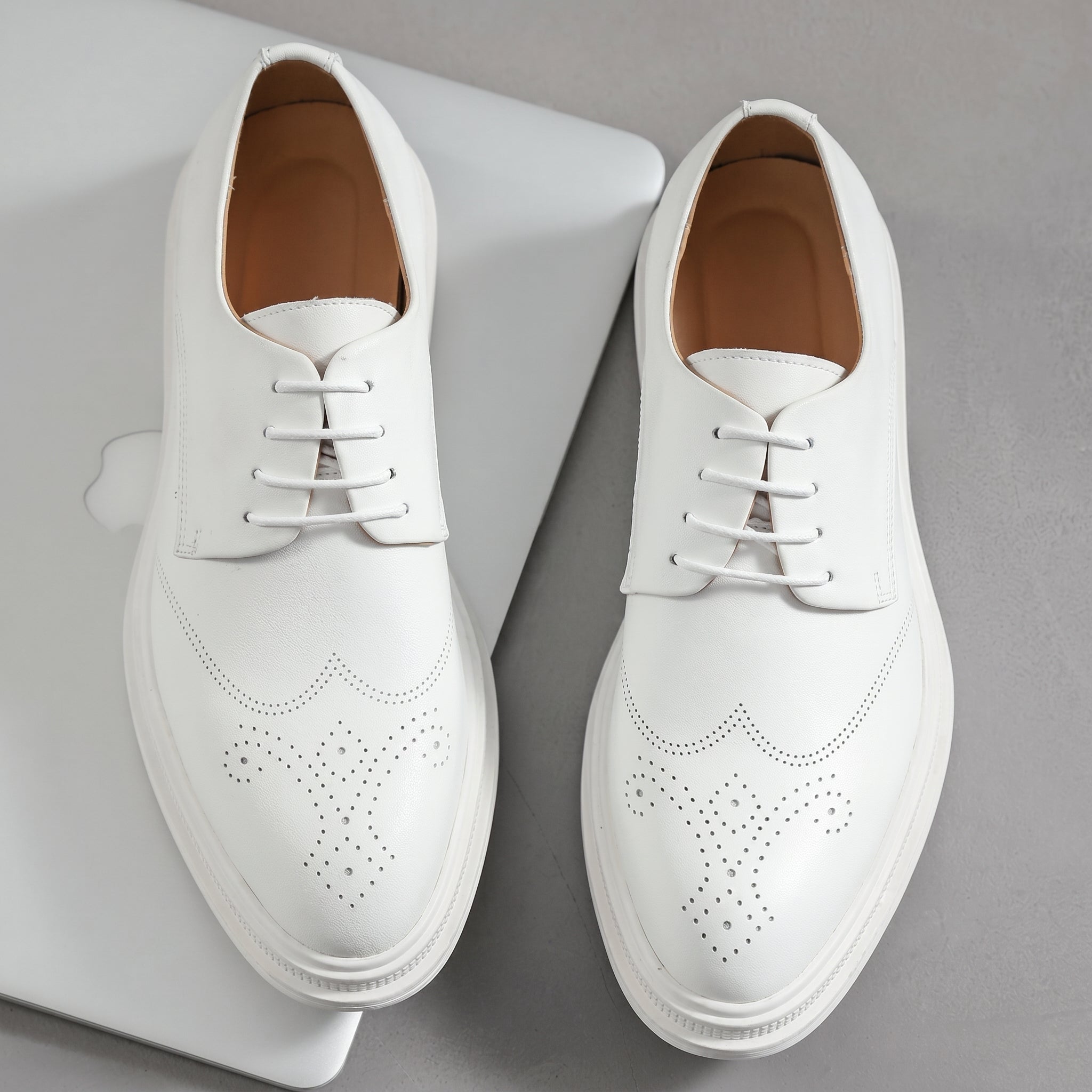 Fletcher - Men's Wingtip Brogue Wedding Derby Shoes