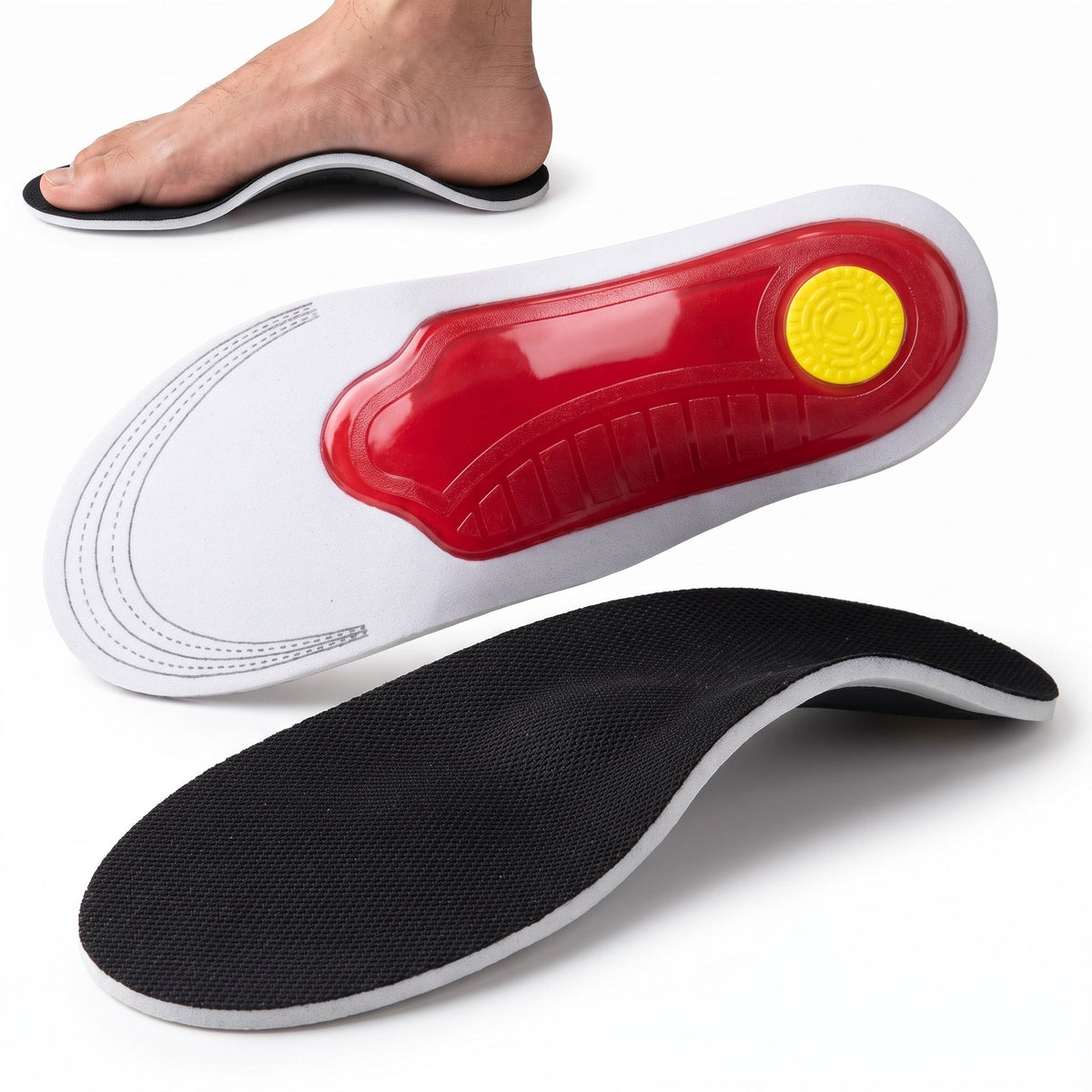 Harriet - Unisex Orthopaedic Support Insoles with Cushioned Heel Cup - Insoles - White - Davies & Cooper
