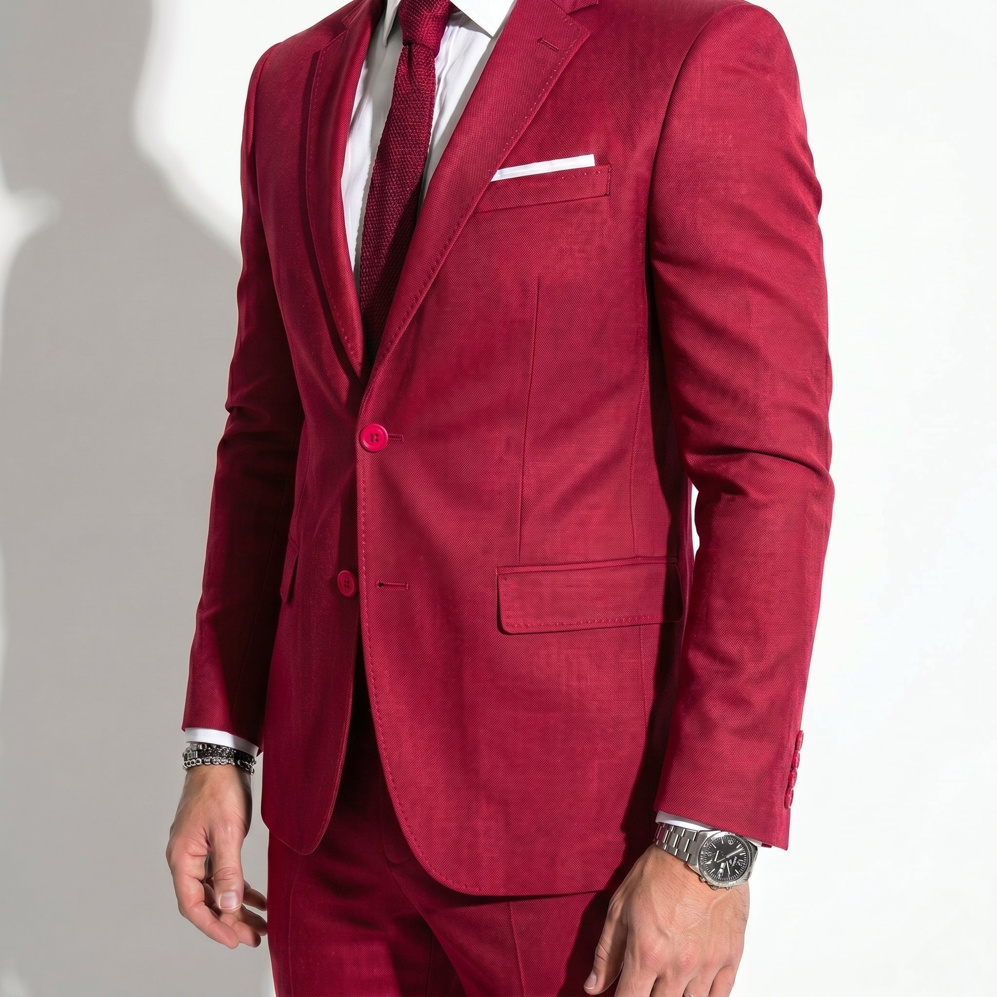 James - Men's Slim Fit Notch Lapel Wedding Suit