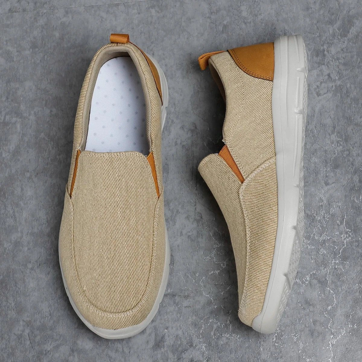 Jonas - Men's Orthopaedic Slip-On Trainers with Cushioned Sole