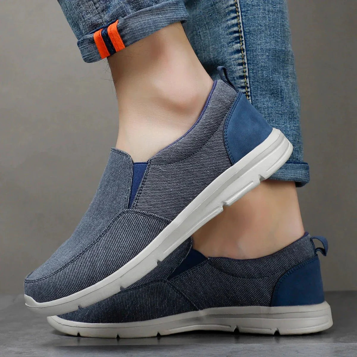 Jonas - Men's Orthopaedic Slip-On Trainers with Cushioned Sole