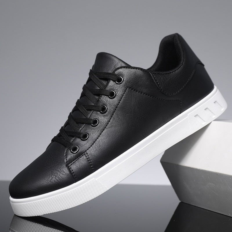 Jonas – Minimalist Casual Low-Top Trainers - Shoes - Black - Davies & Cooper