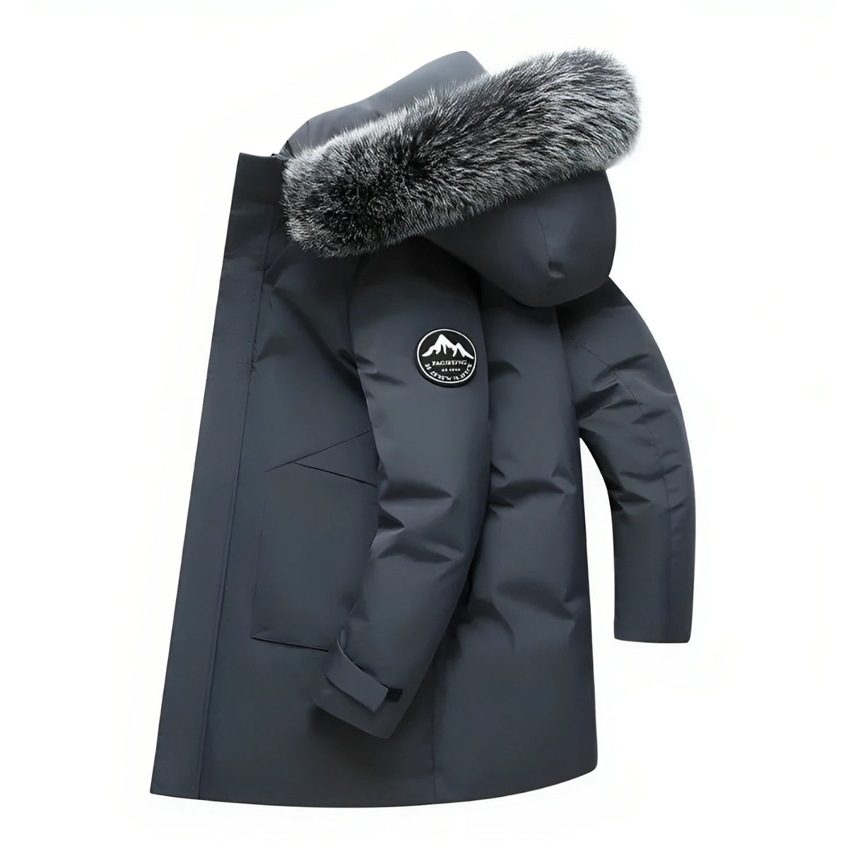 Lukas – Water-Repellent Winter Parka Jacket with Hood - Jackets - Green - Davies & Cooper