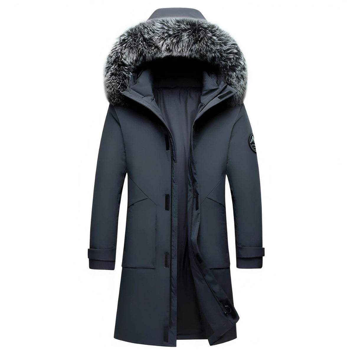 Lukas – Water-Repellent Winter Parka Jacket with Hood - Jackets - Green - Davies & Cooper