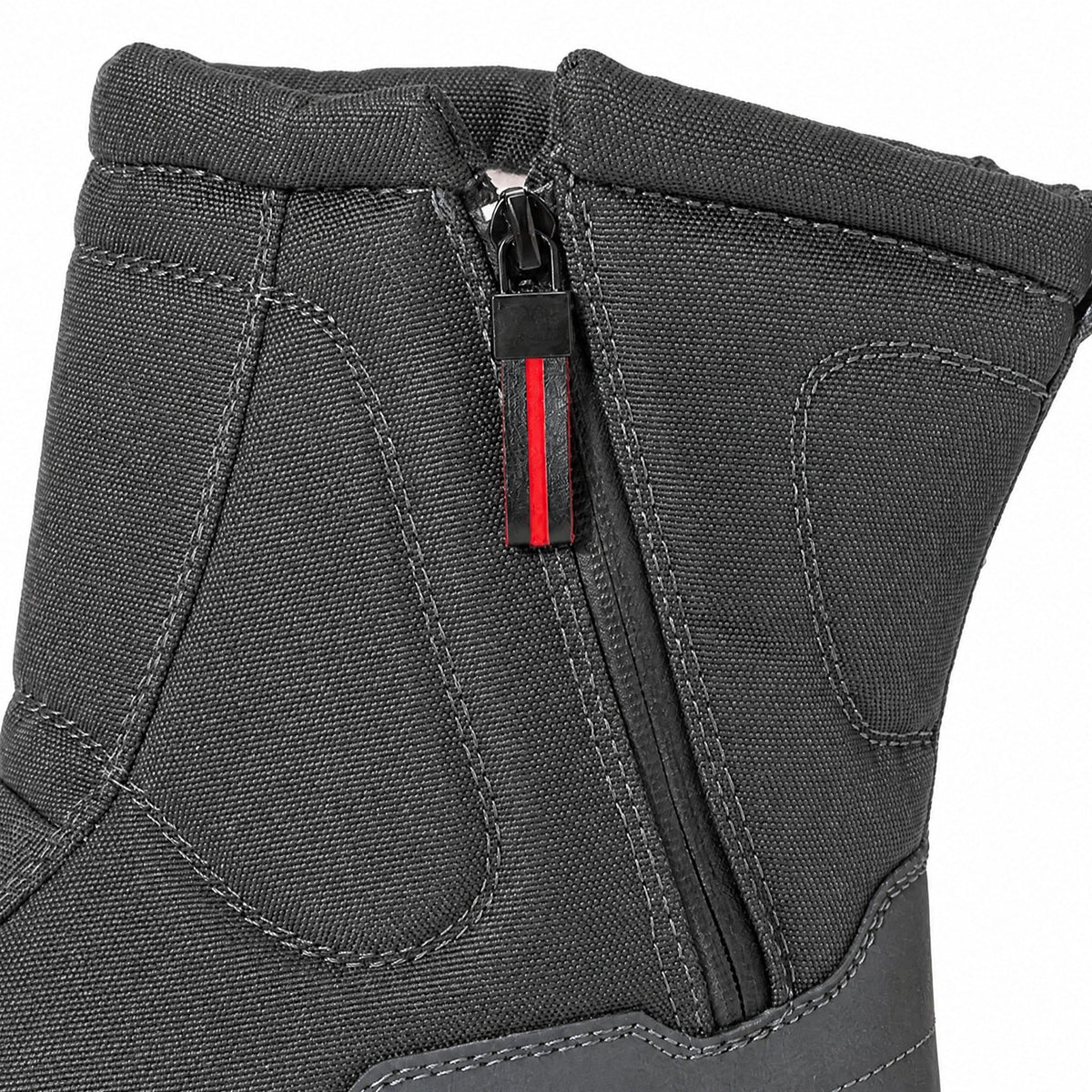 Marcus - Men's Waterproof Non-Slip Snow Boots with Side Zip Closure - Boots - Dark Grey - Davies & Cooper