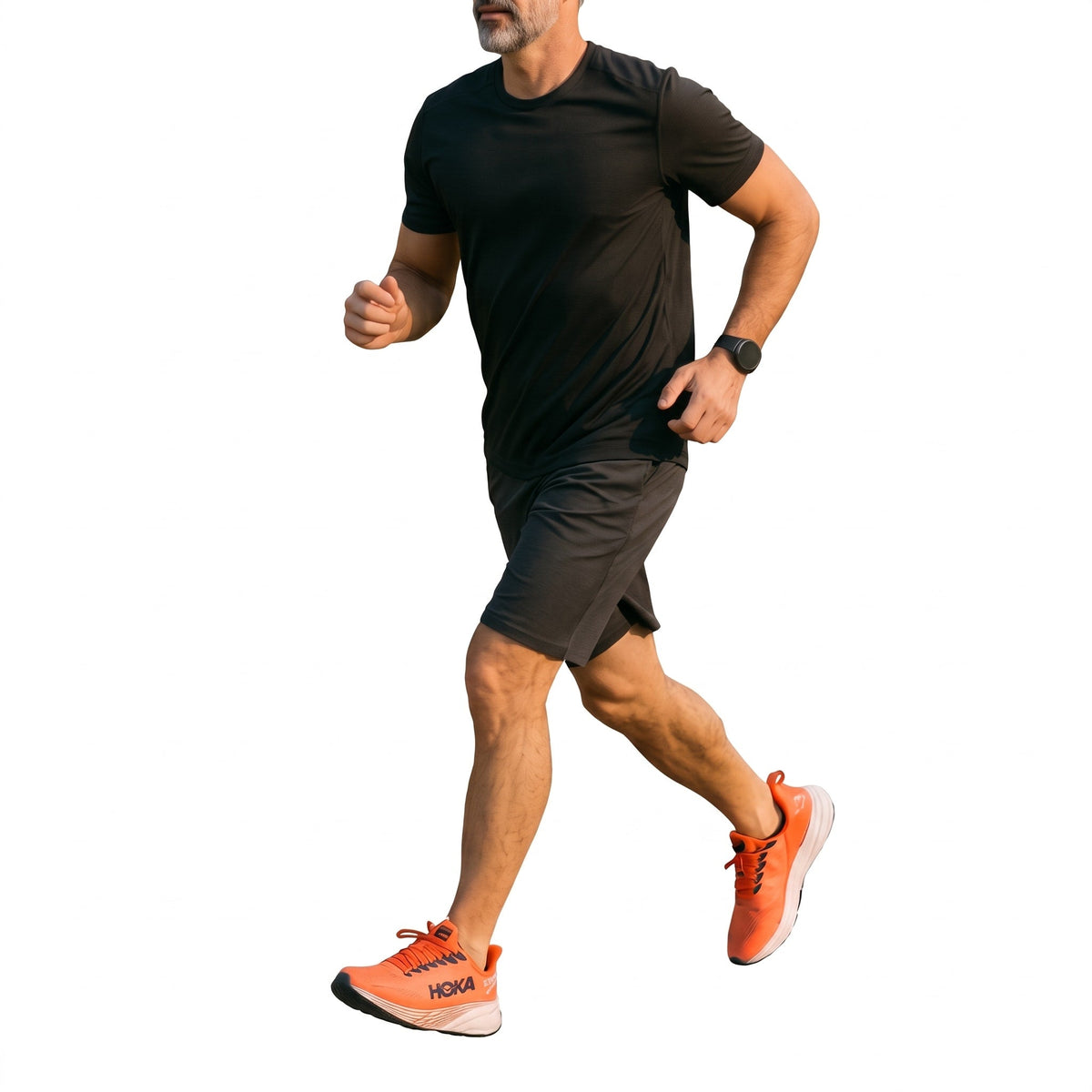 Oscar – Men's Breathable Orthopaedic Cushioned Sole Trainers - Athletic Shoes - Orange - Davies & Cooper