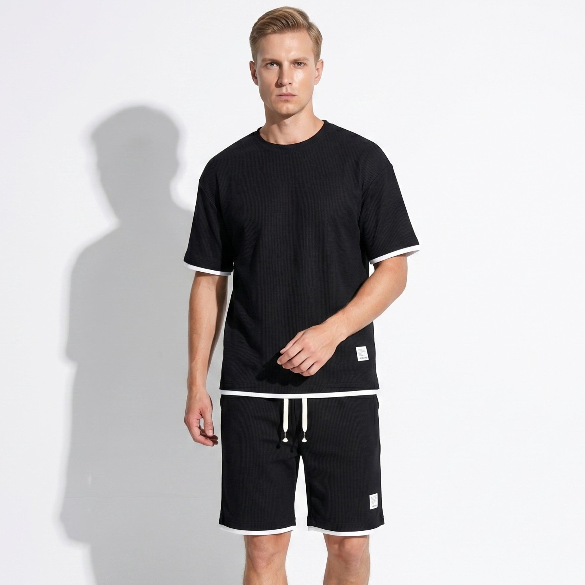 Ryan - Men's Relaxed Fit Short Sleeve T-Shirt and Shorts Co-ord Set