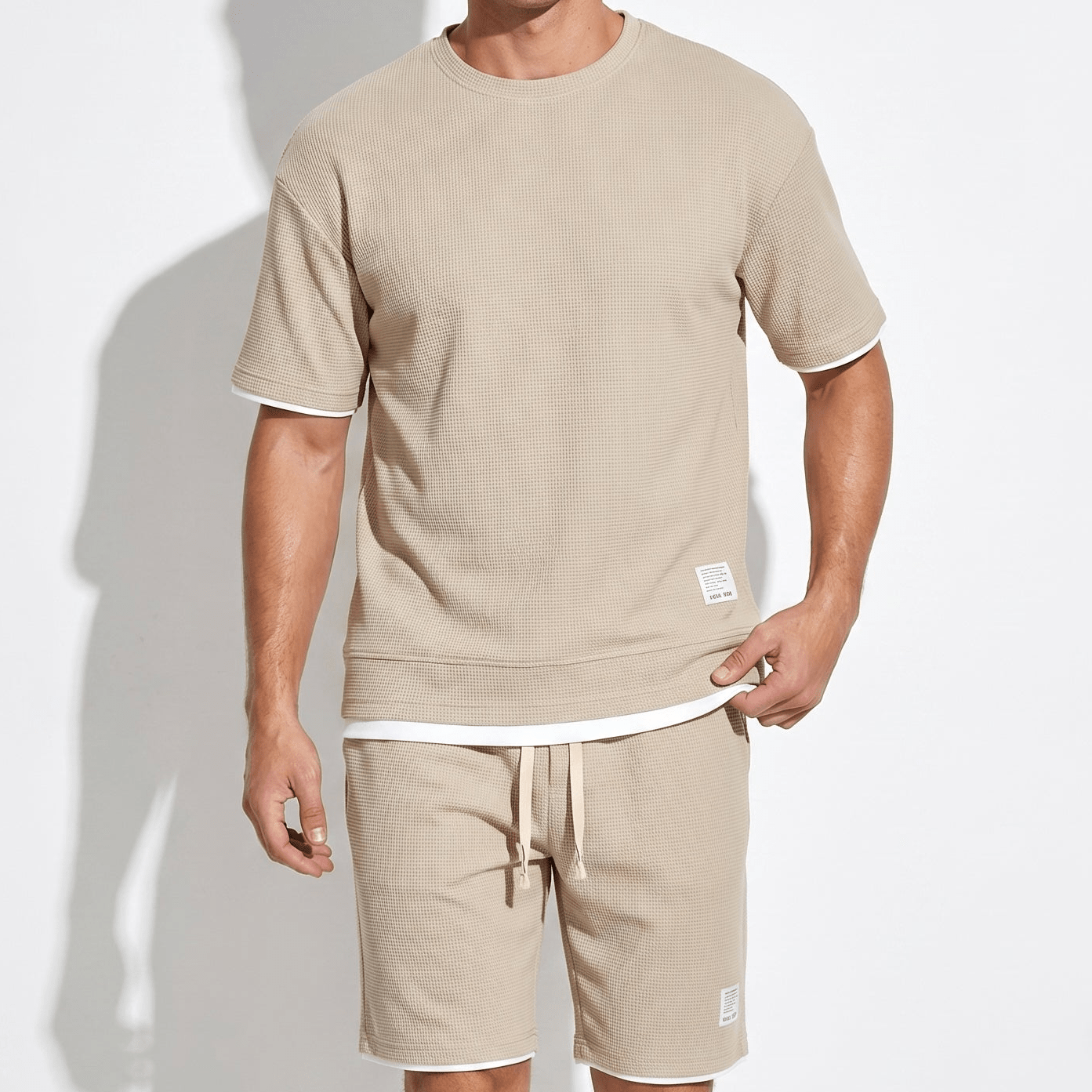 Ryan - Men's Relaxed Fit Short Sleeve T-Shirt and Shorts Co-ord Set