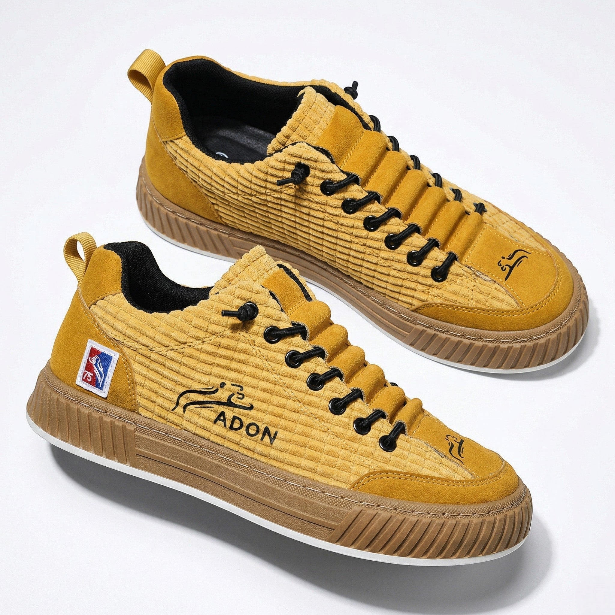 Ryan - Men's Textured Low-Top Trainers