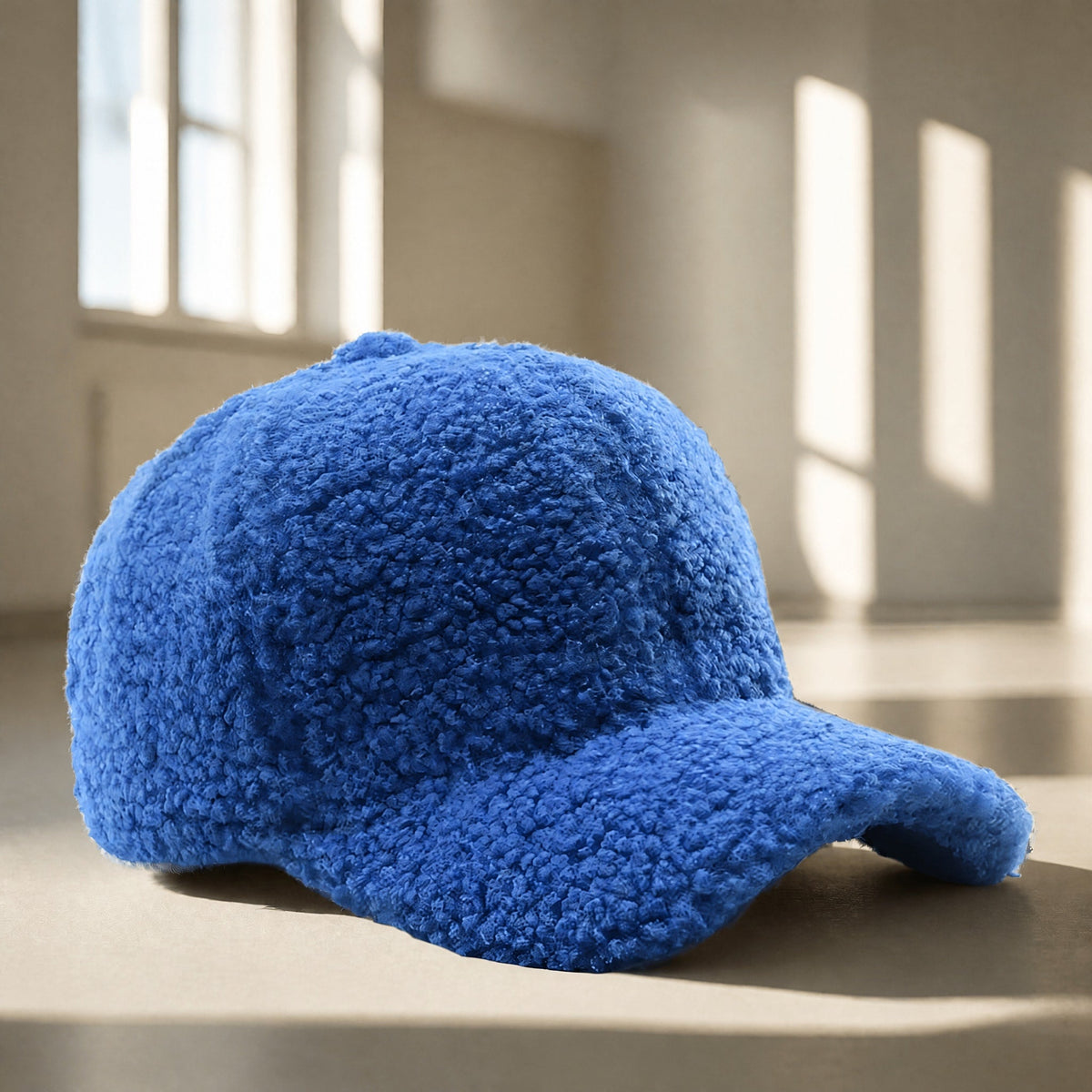 Sophie - Women's Adjustable Fleece Baseball Cap with Soft Textured Finish - Baseball Caps - Blue - Davies & Cooper