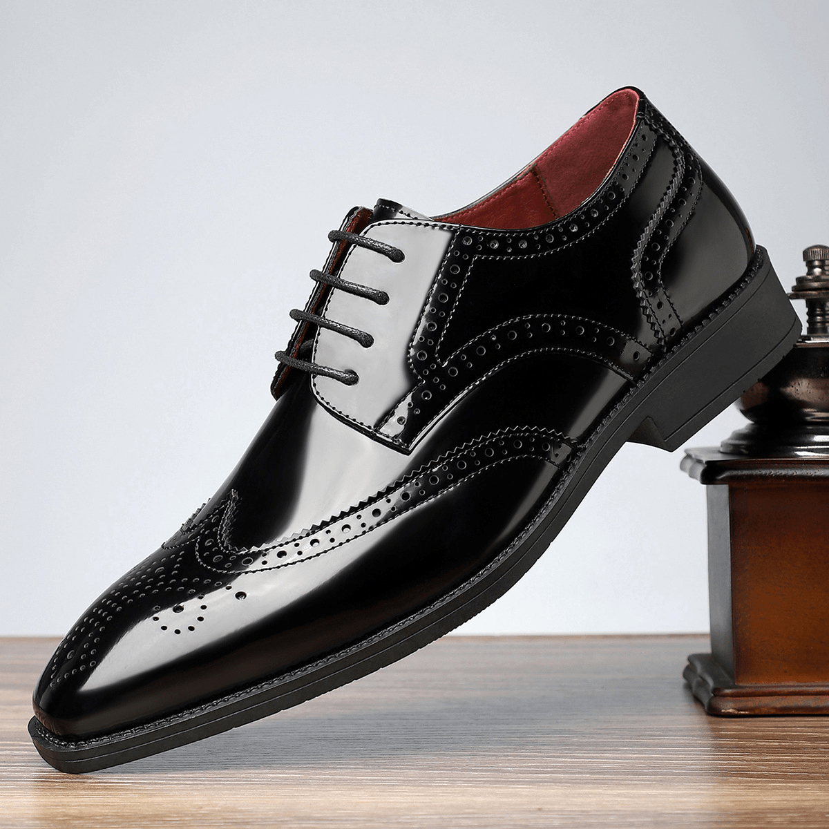 Theodore - Men's Wingtip Brogue Oxford Shoes