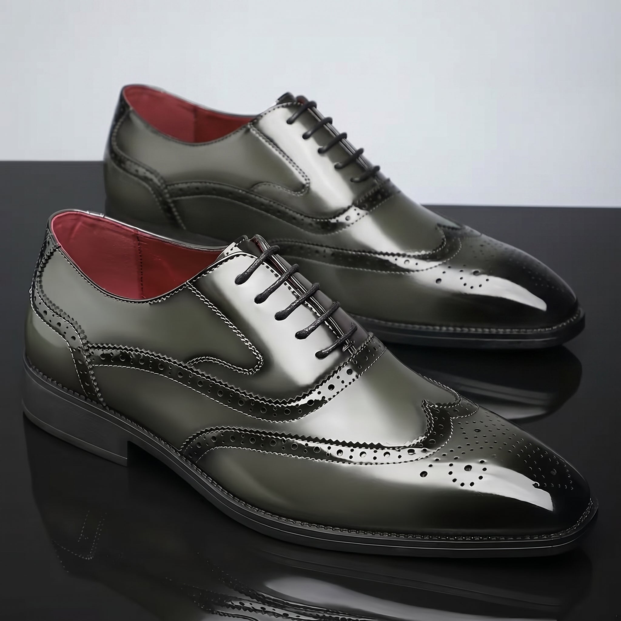 Theodore - Men's Wingtip Brogue Oxford Shoes