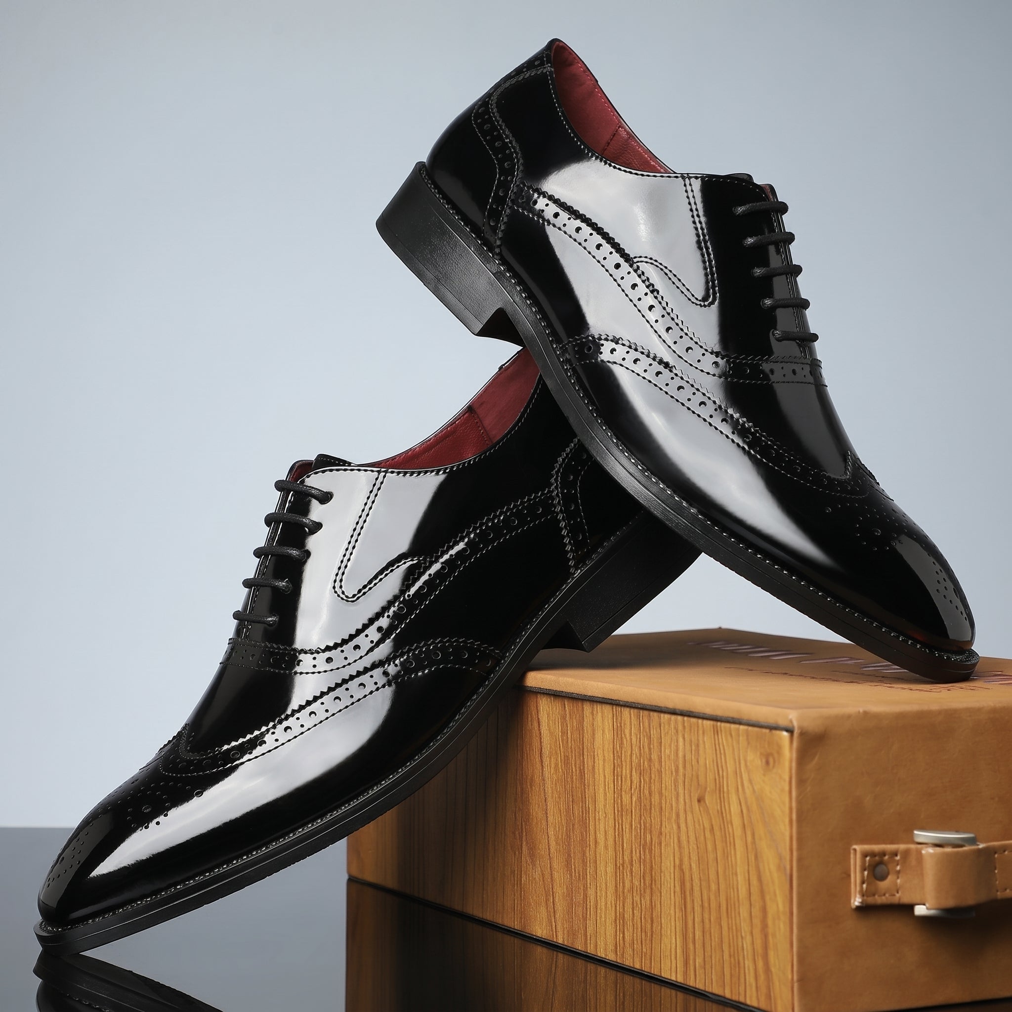 Theodore - Men's Wingtip Brogue Oxford Shoes