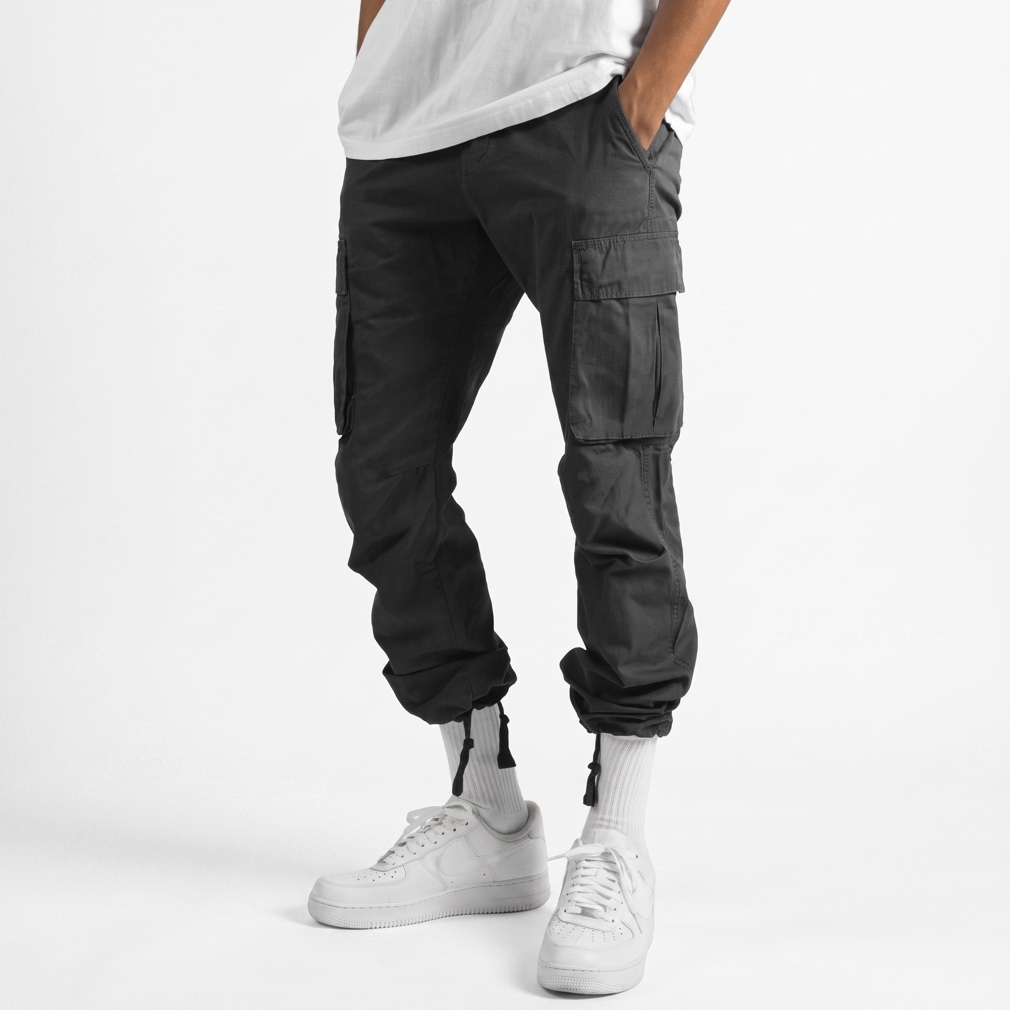 James - Men's Relaxed Fit Cargo Trousers with Multiple Pockets