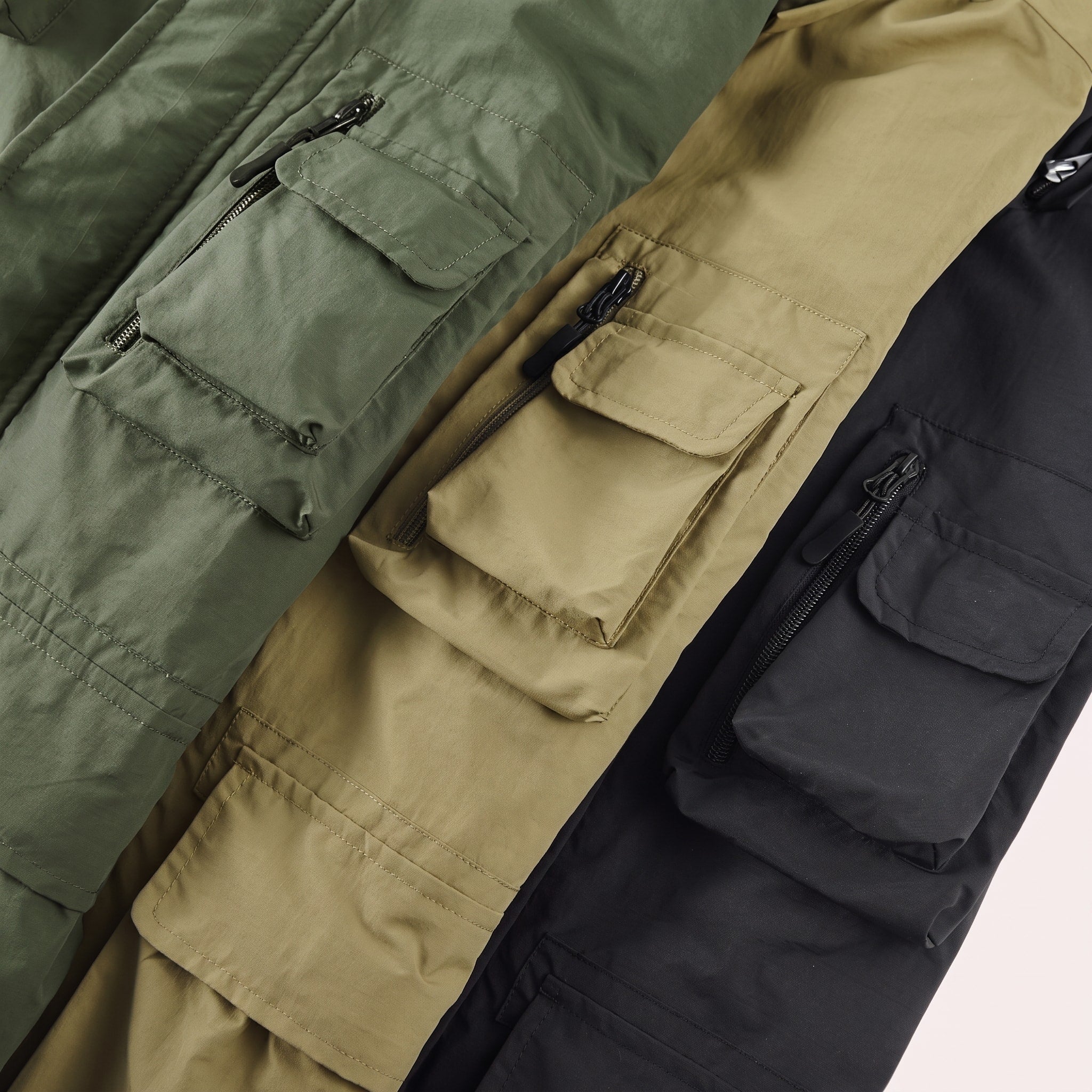 Marcus - Men's Multi-Pocket Hooded Utility Jacket with Transitional Fit