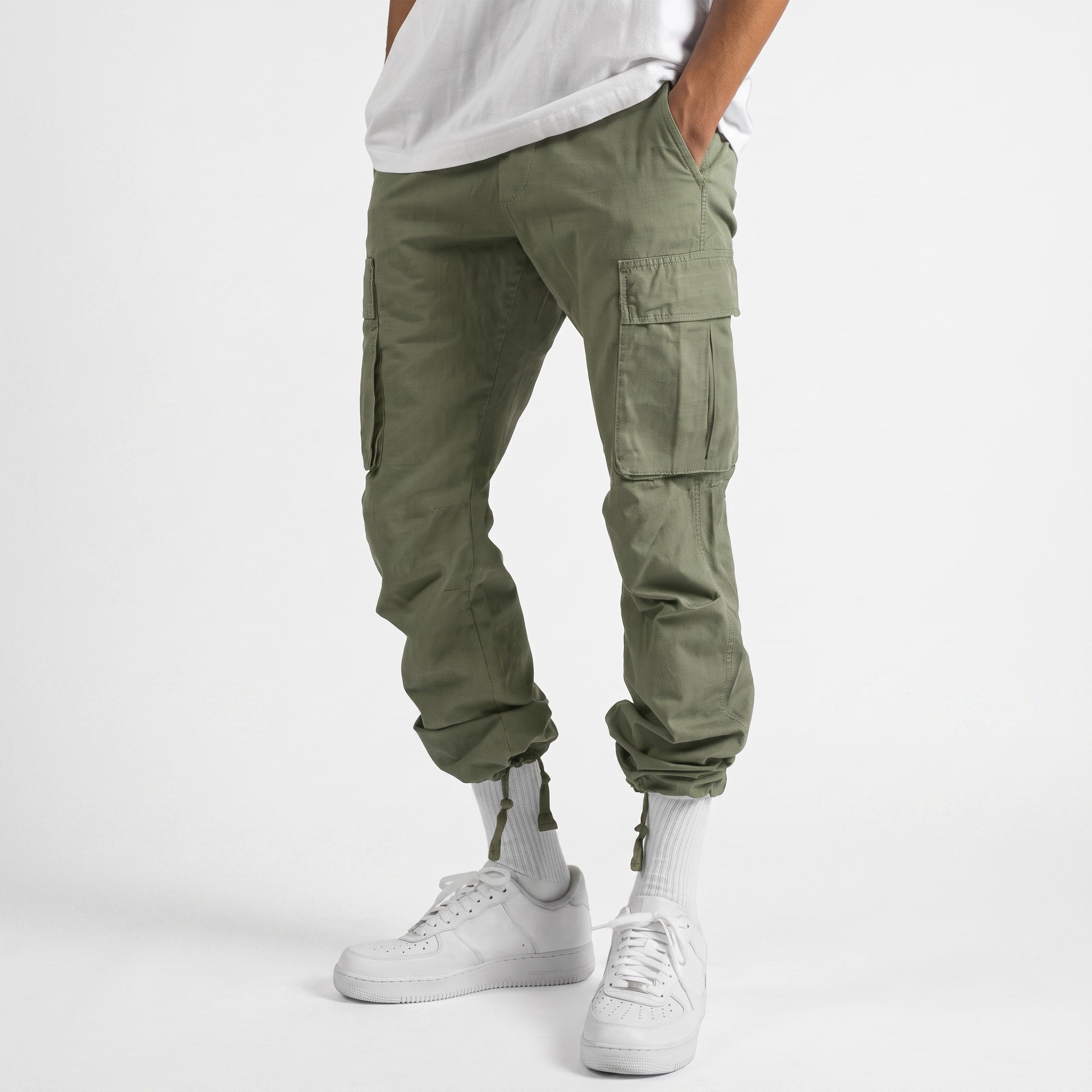James - Men's Relaxed Fit Cargo Trousers with Multiple Pockets