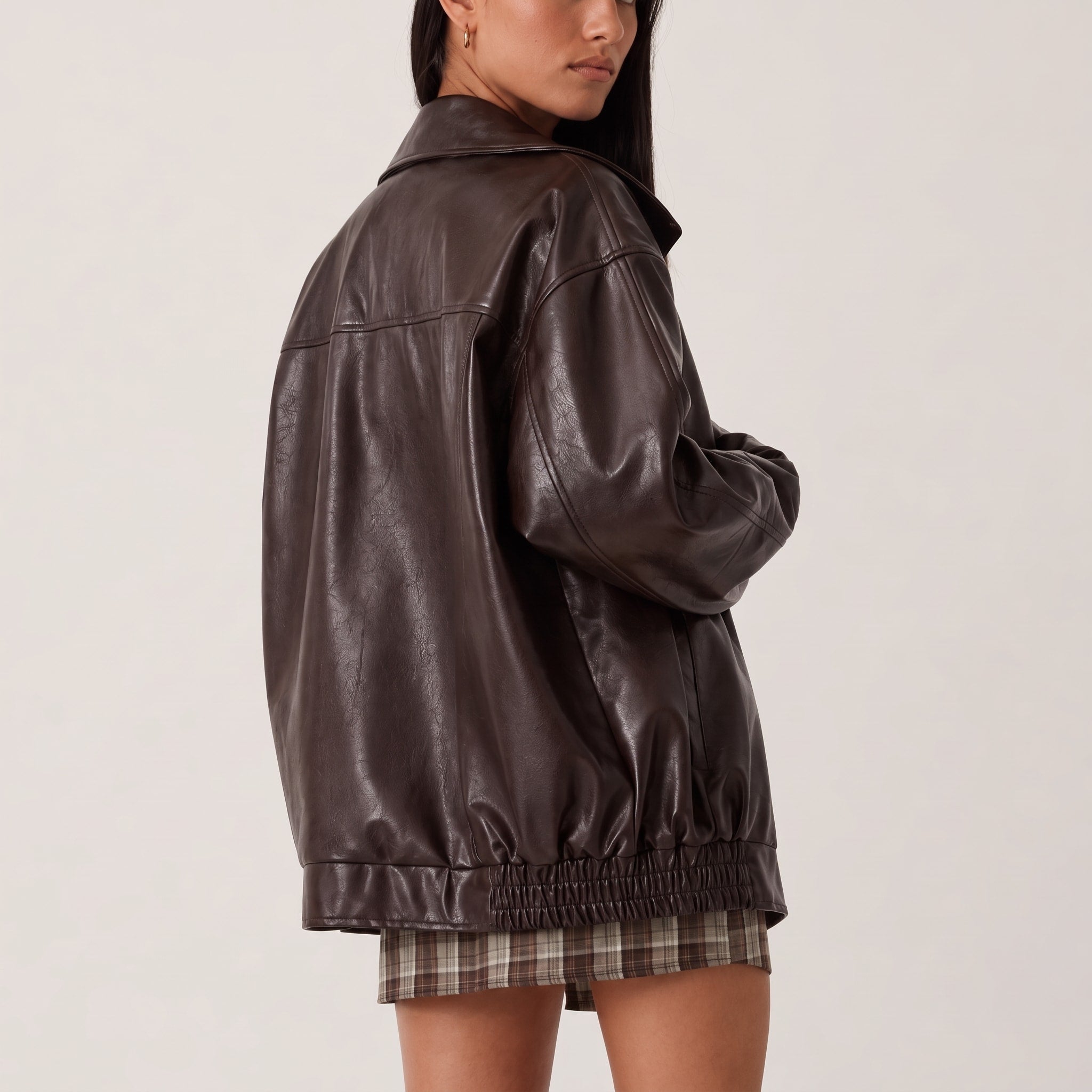 Sophie - Women's Oversized Jacket with Zip Front