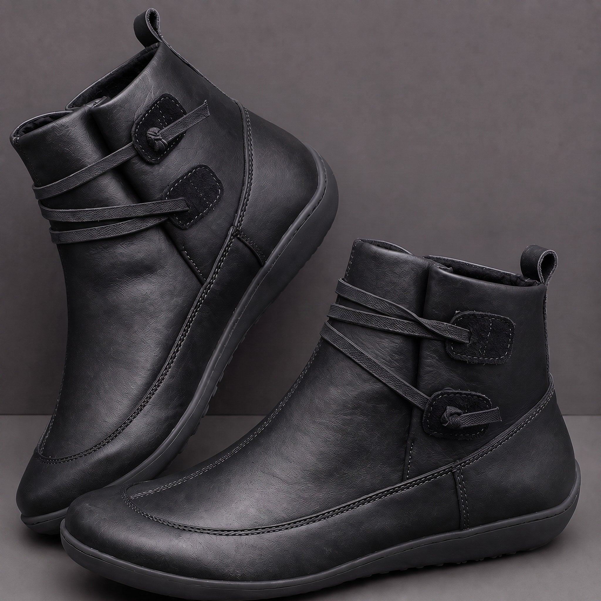 Alice - Women's Orthopaedic Buckle Strap Ankle Boots