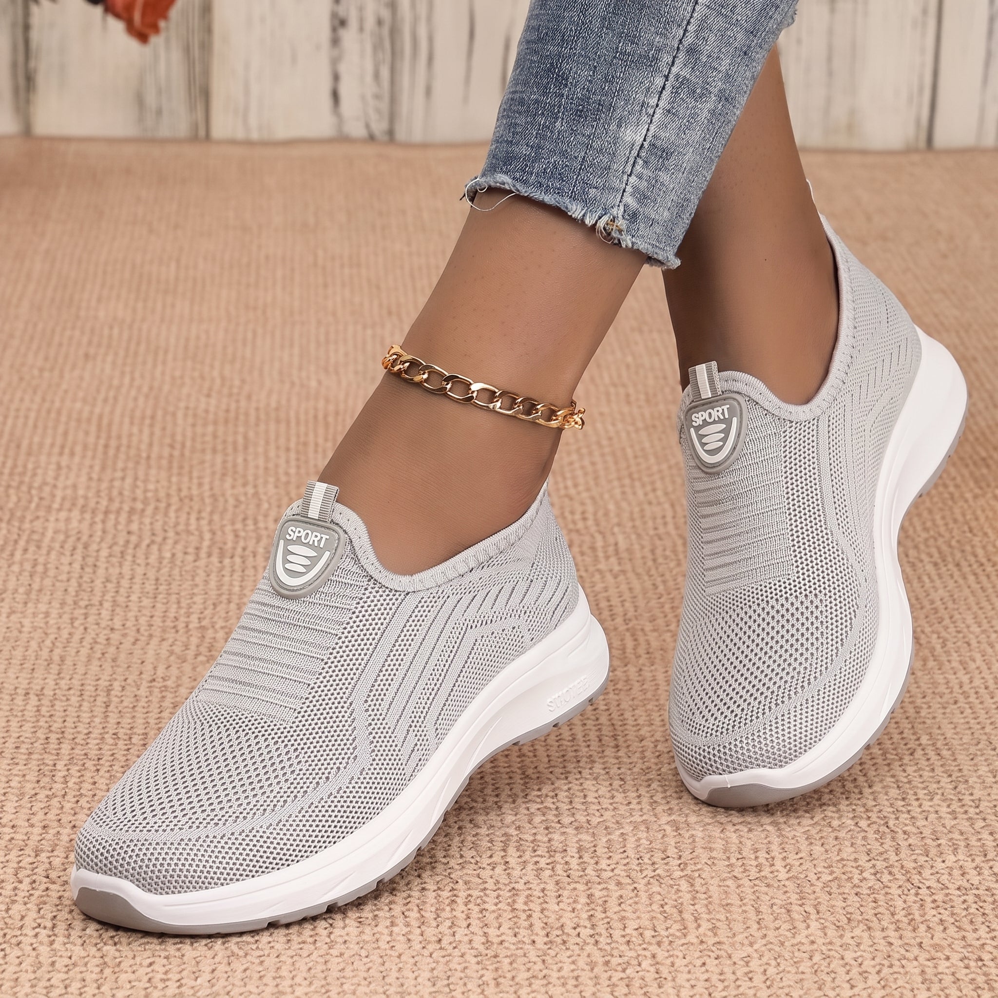 Alice - Women's Orthopaedic Breathable Slip-On Trainers
