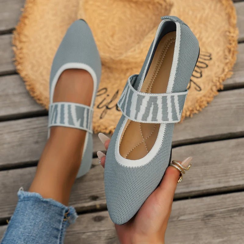 Clara - Women's Pointed Toe Mary Jane Flats
