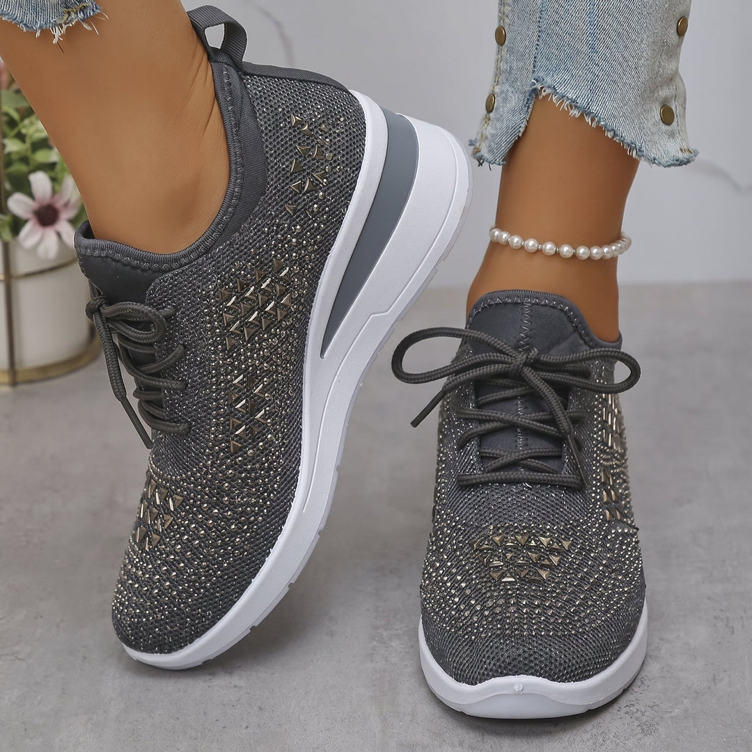 Amber - Women's Breathable Low-Top Platform Trainers