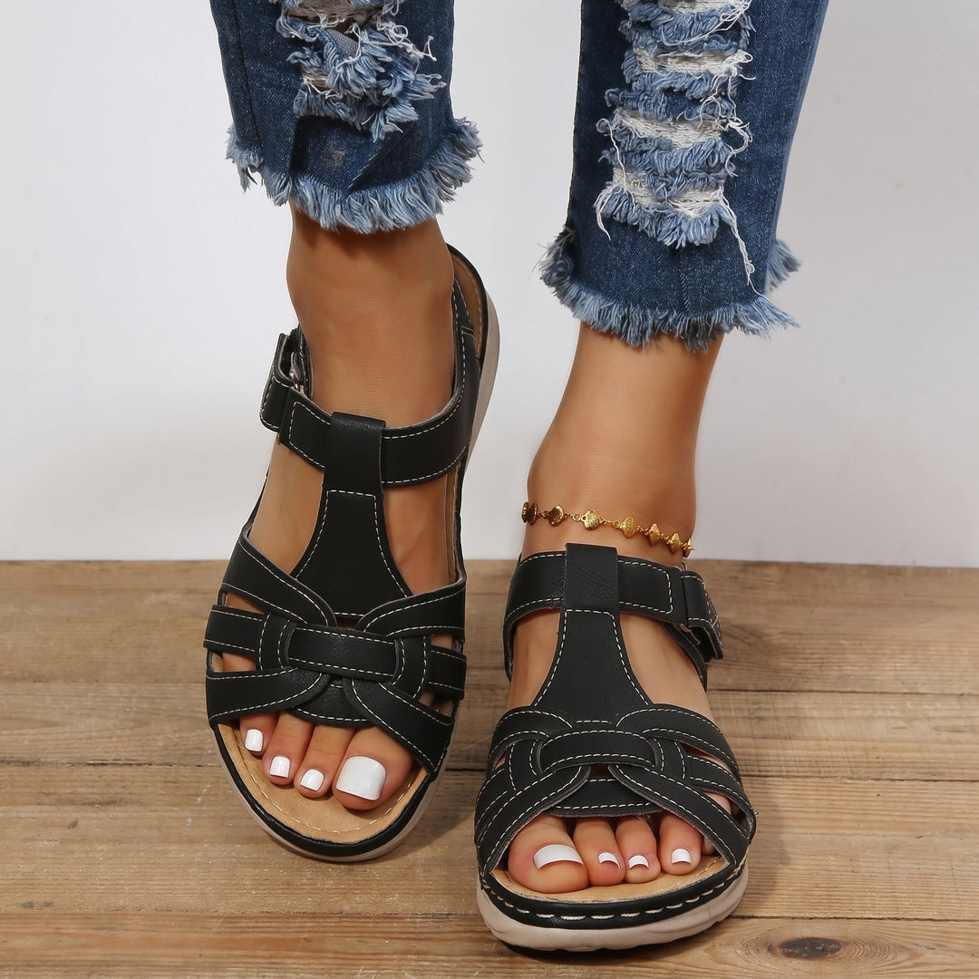 Helen - Women's Orthopaedic Velcro Strap Sandals