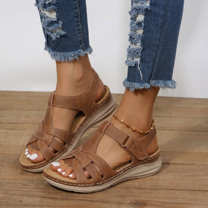 Helen - Women's Orthopaedic Velcro Strap Sandals
