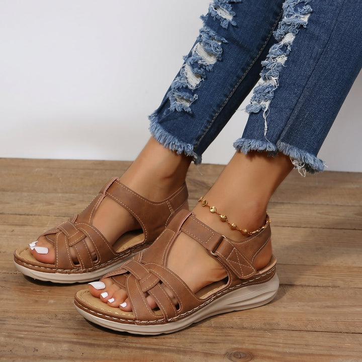 Helen - Women's Orthopaedic Velcro Strap Sandals