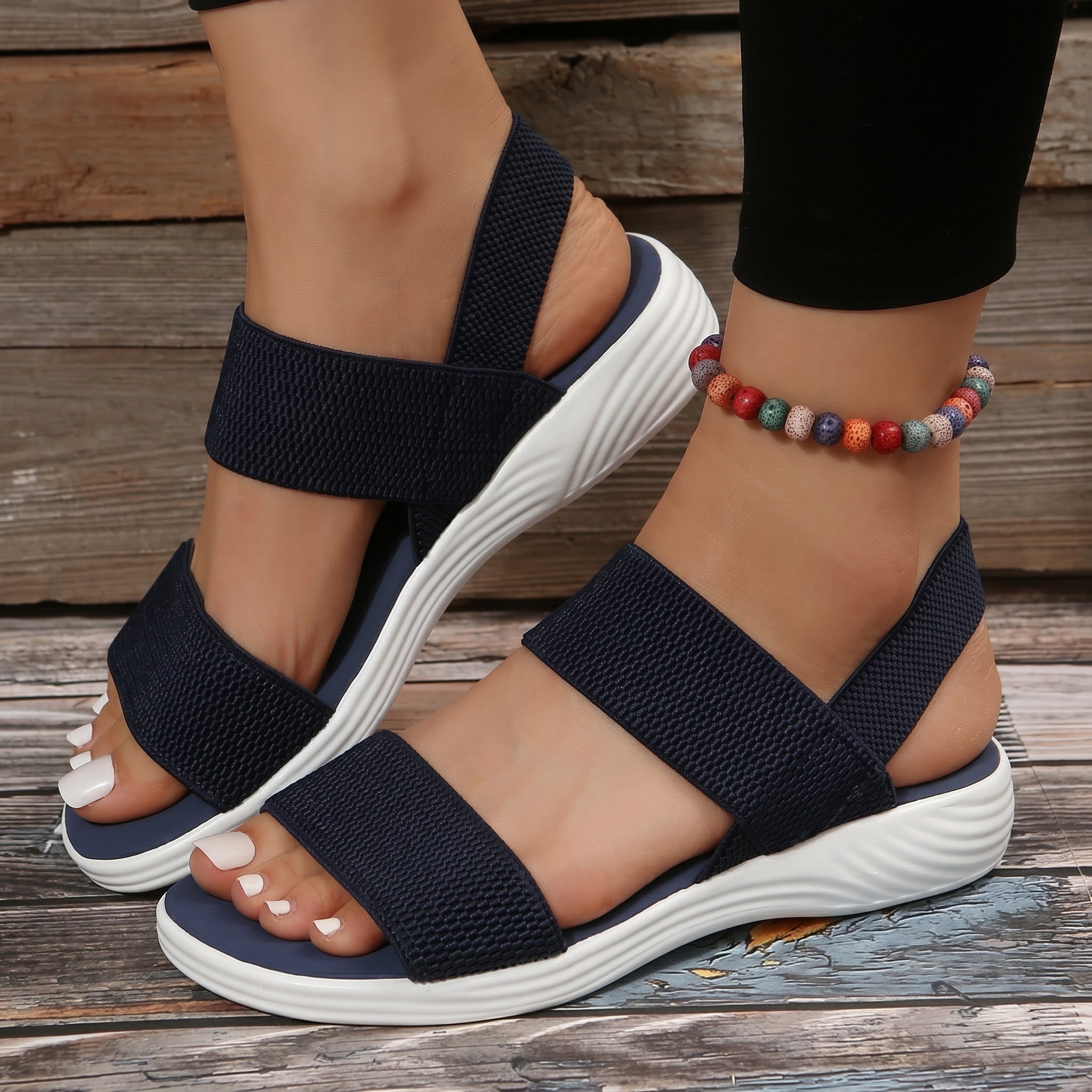 Amelie - Women's Orthopaedic Elastic Strap Sandals