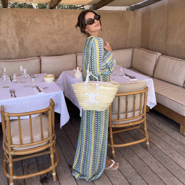Clara - Women's Summer Crochet V-Neck Maxi Dress
