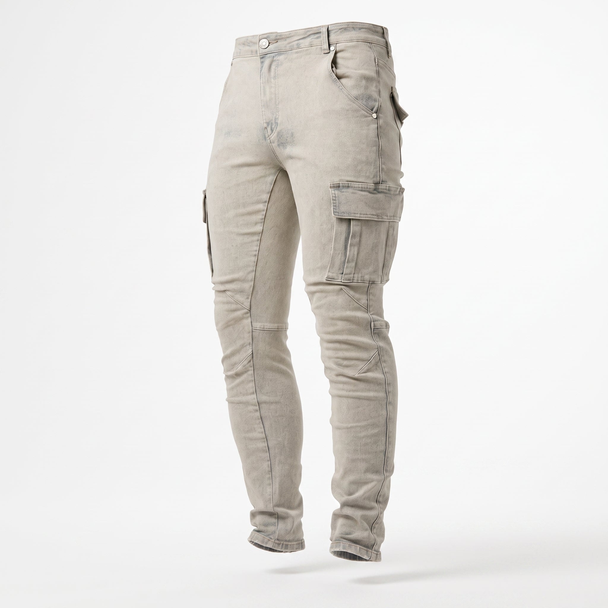 Marcus - Men's Slim Fit Denim Jeans with Multiple Pockets