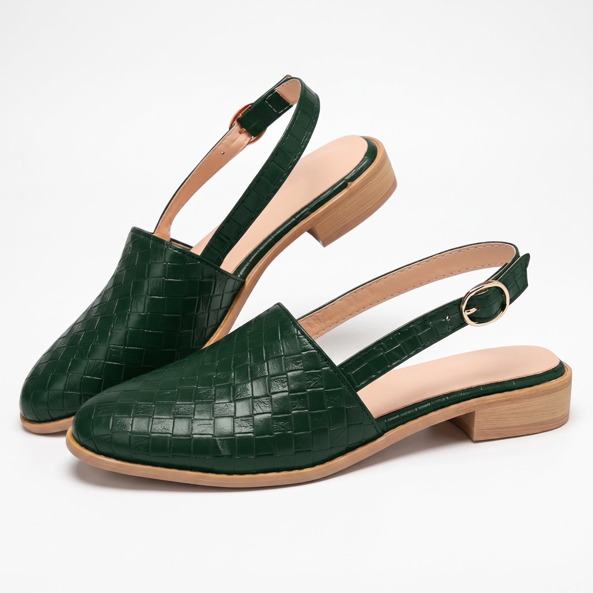 Alice - Women's Orthopaedic Flat Woven Slingback Sandals