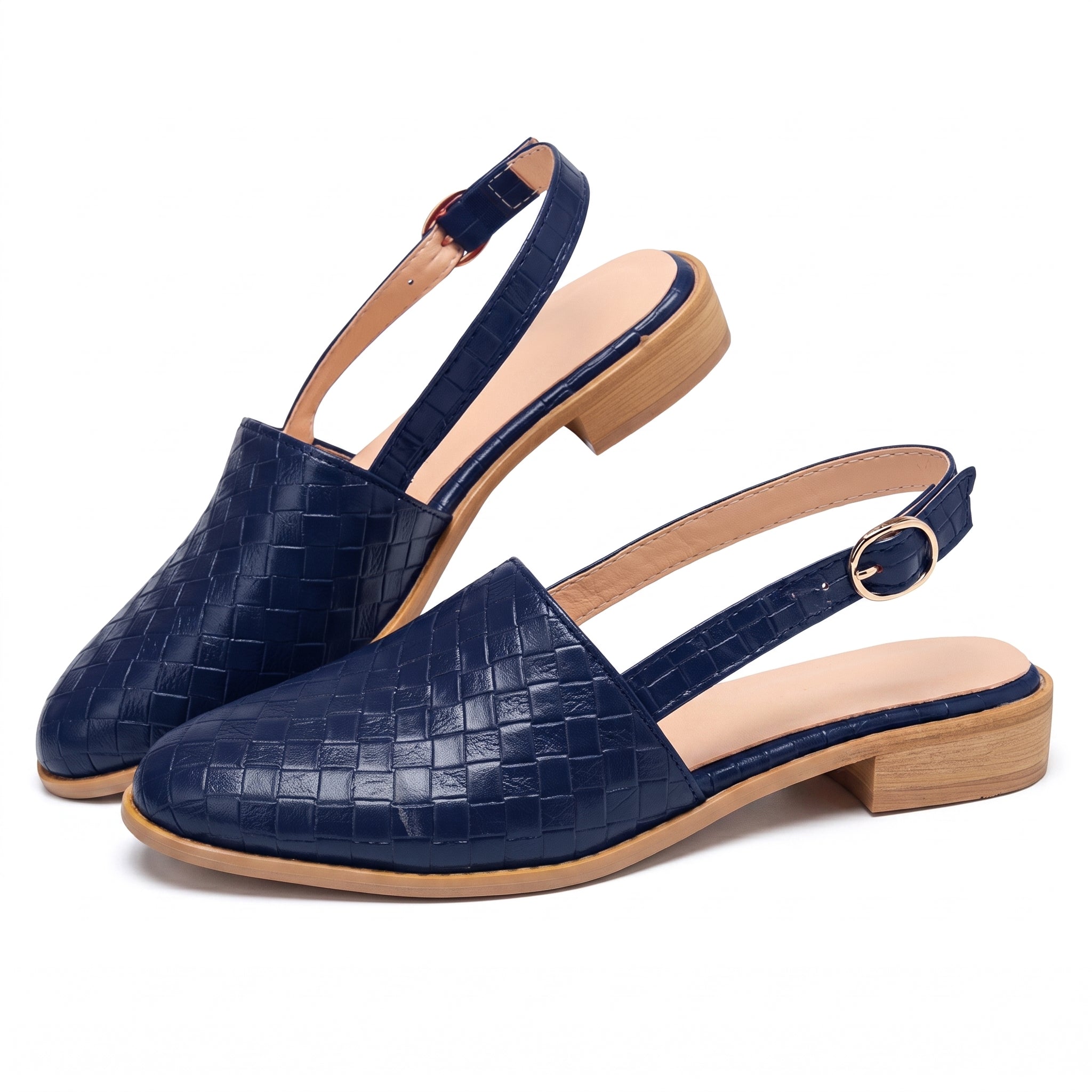 Alice - Women's Orthopaedic Flat Woven Slingback Sandals