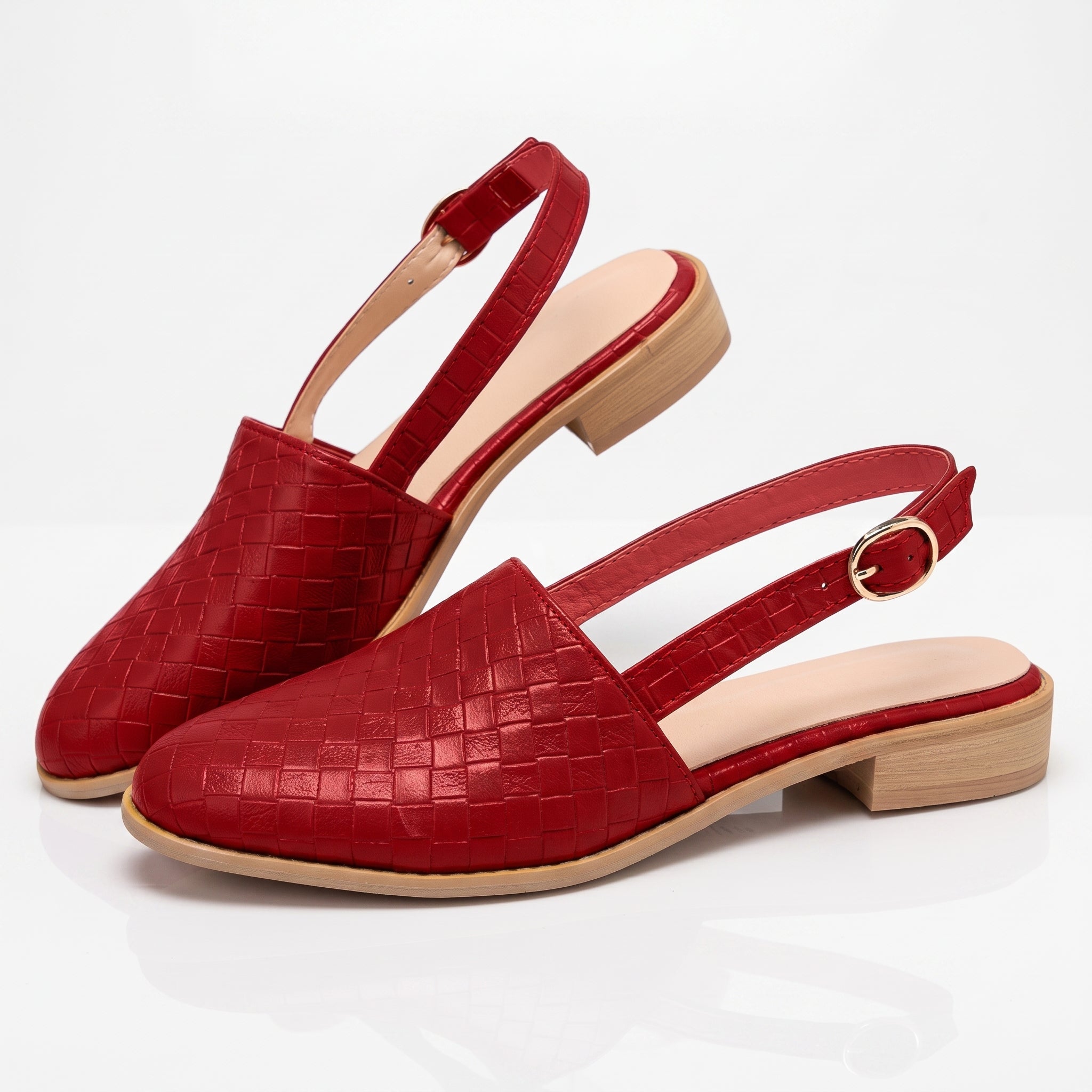 Alice - Women's Orthopaedic Flat Woven Slingback Sandals