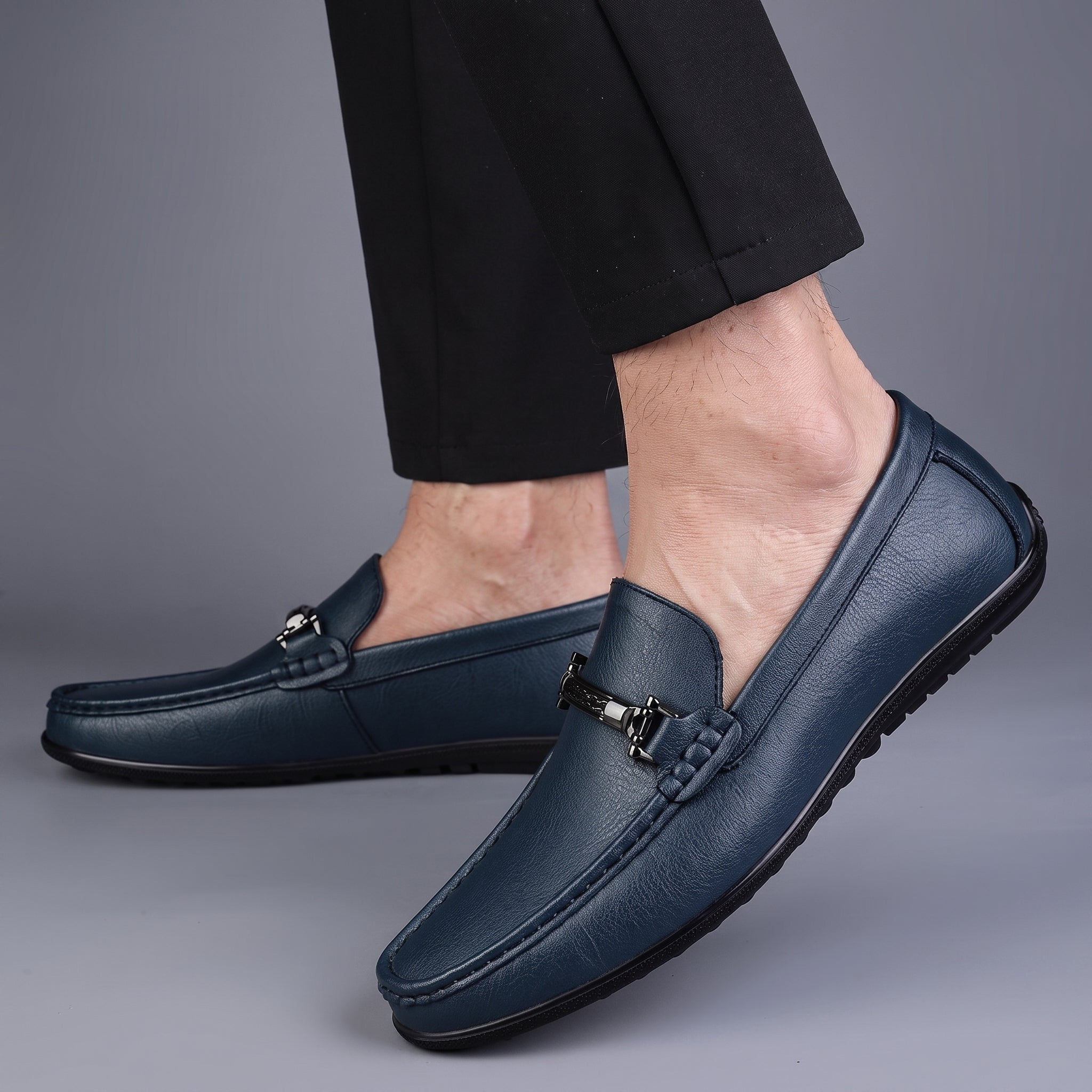 Brooks - Men's Smart Casual Loafers with Metal Bit Detail