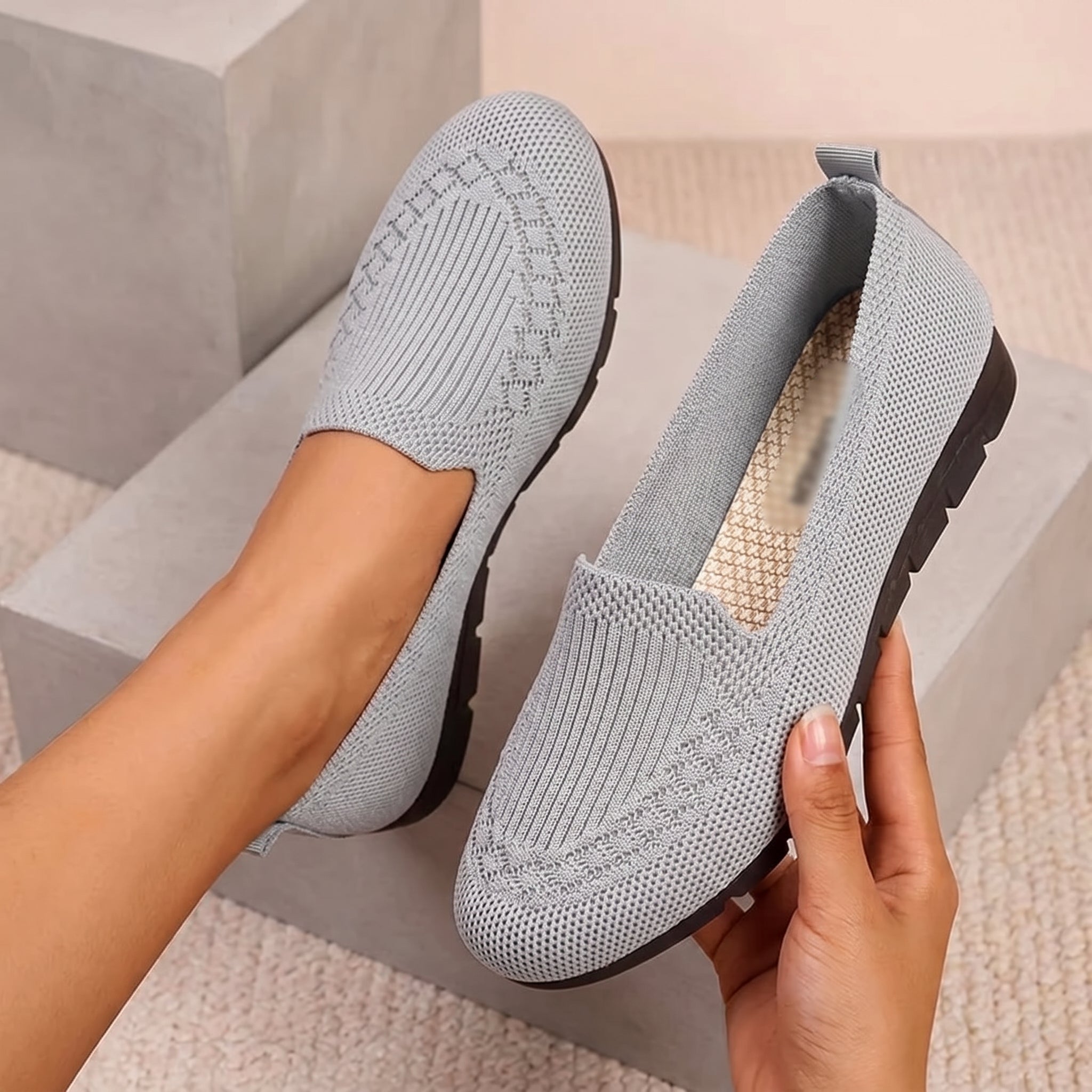 Alice - Women's Orthopaedic Breathable Cushioned Sole Loafers