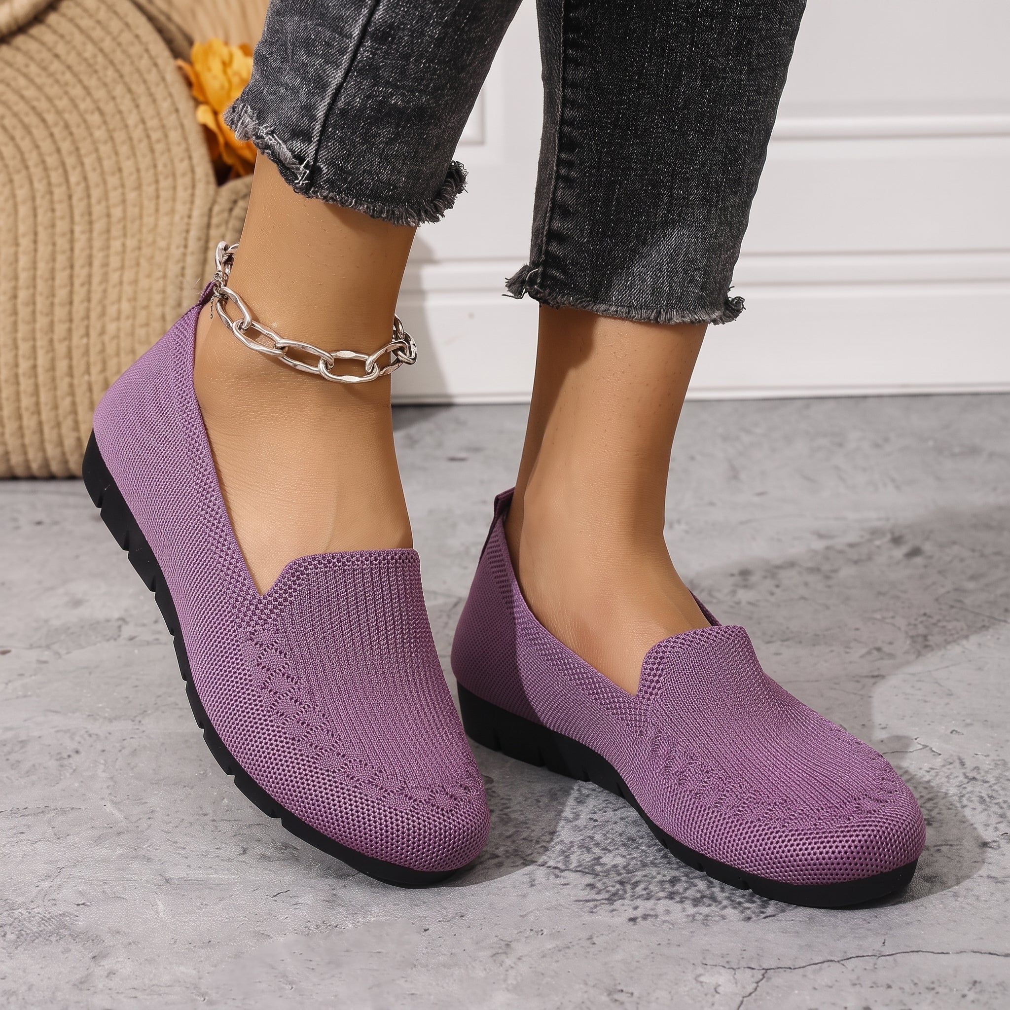 Alice - Women's Orthopaedic Breathable Cushioned Sole Loafers